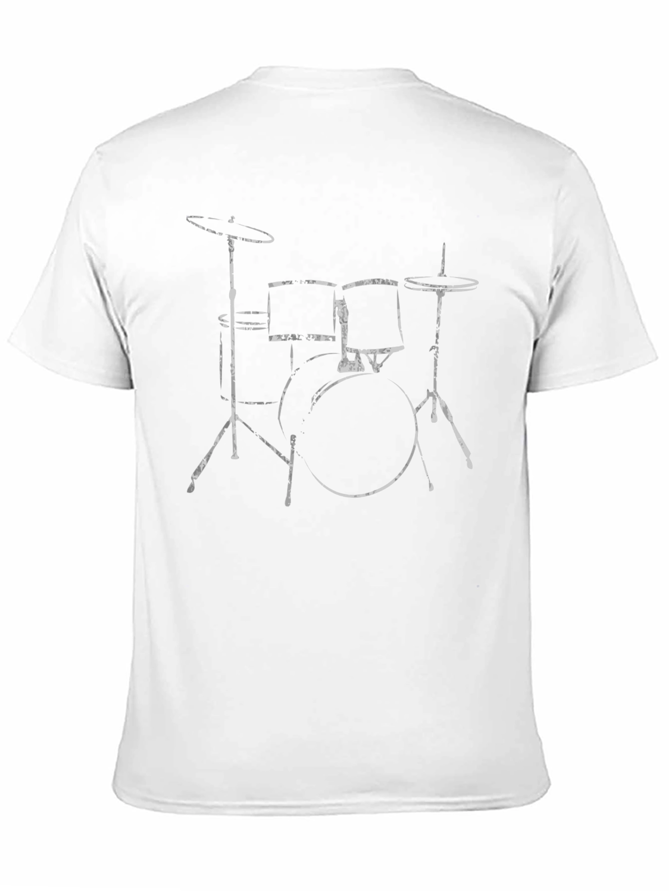 Drum Kit Graphic T-Shirt - Music Lover Tee