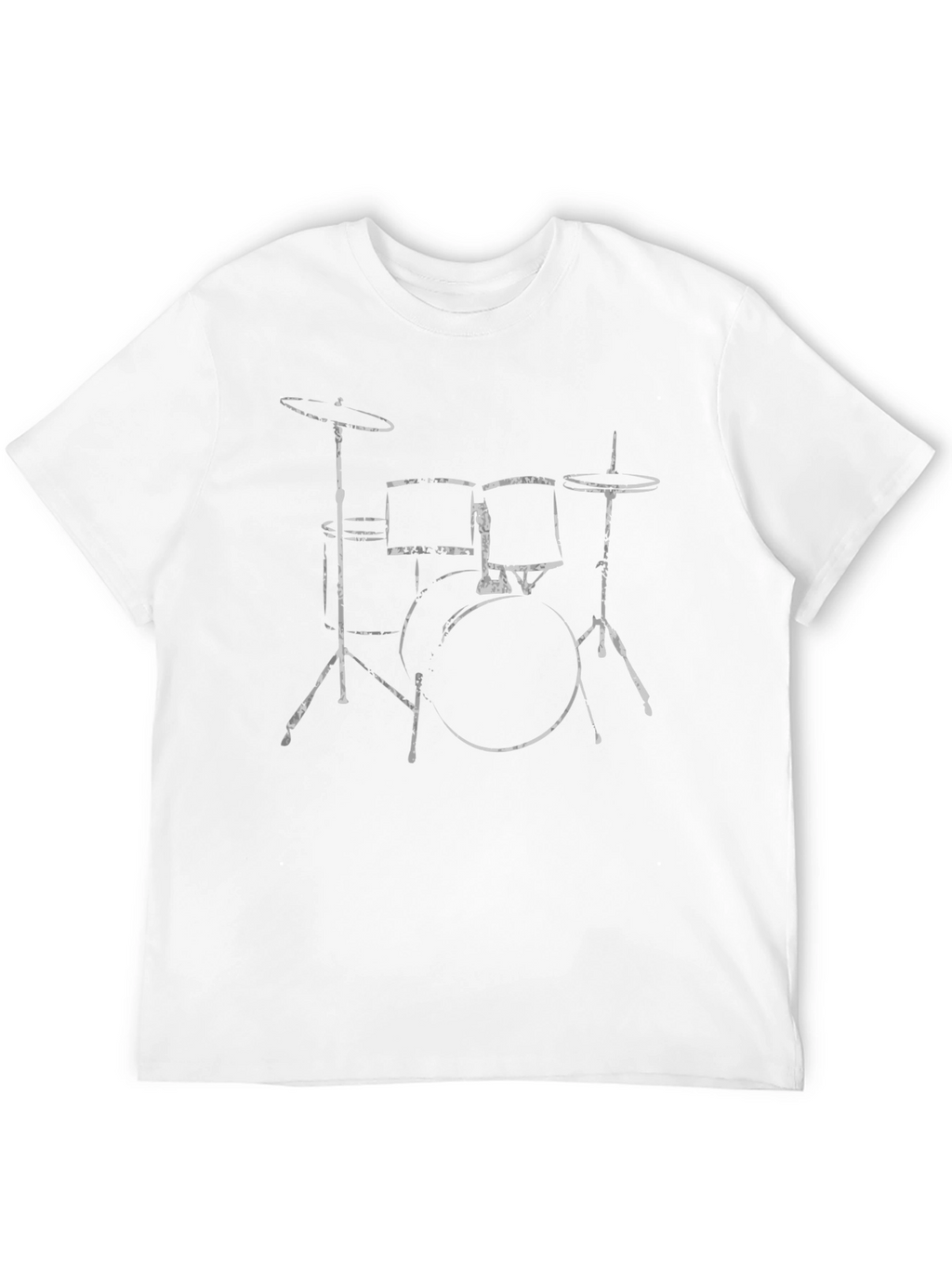 Drum Kit Graphic T-Shirt - Music Lover Tee