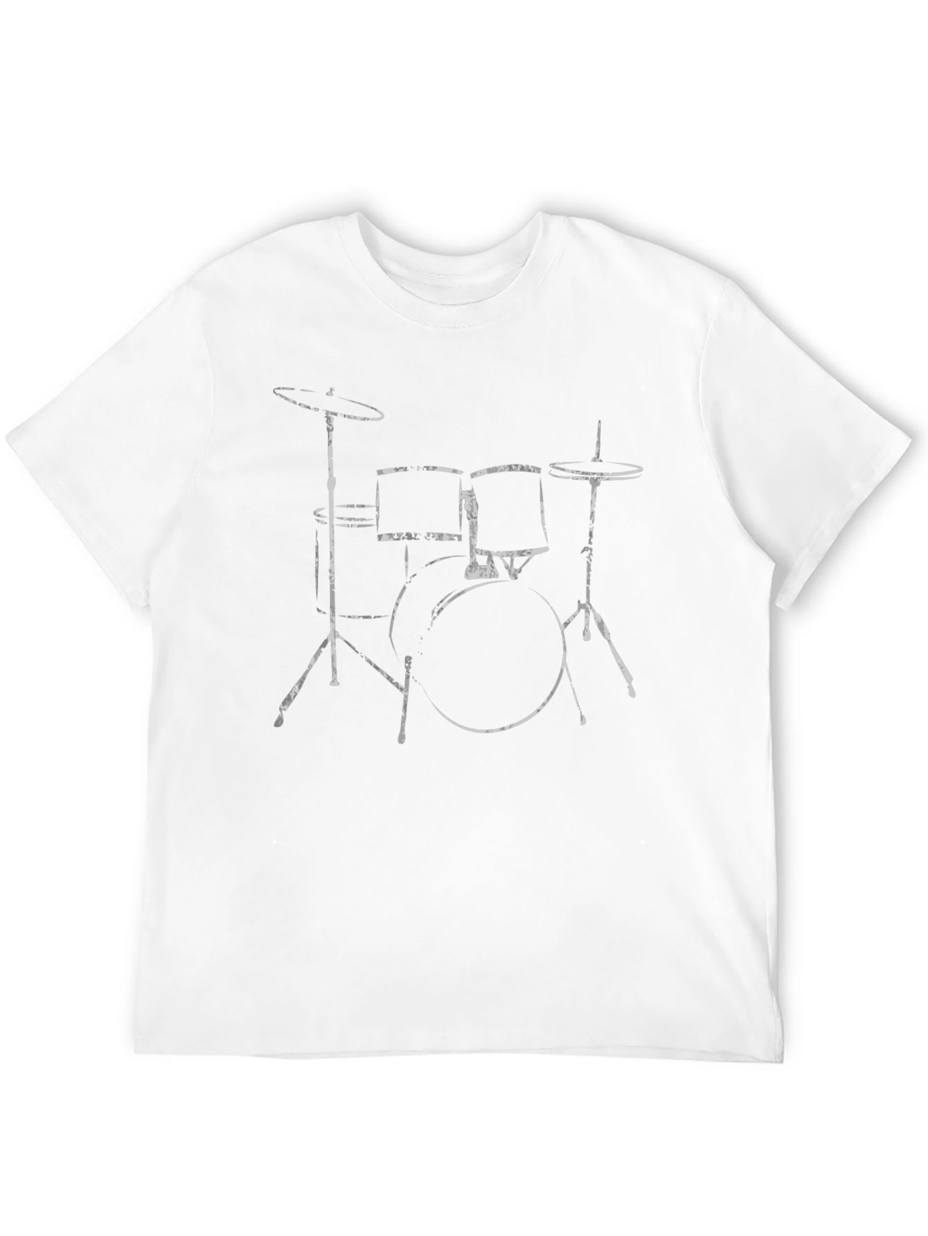 Drum Kit Graphic T-Shirt - Music Lover Tee