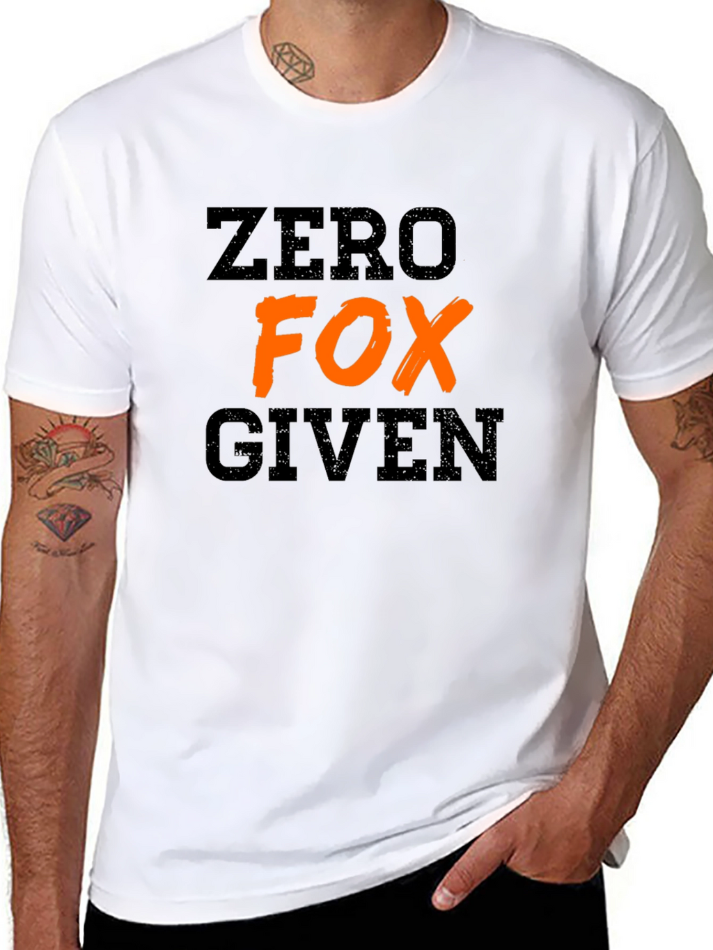 Zero Fox Given Mens Graphic T-Shirt