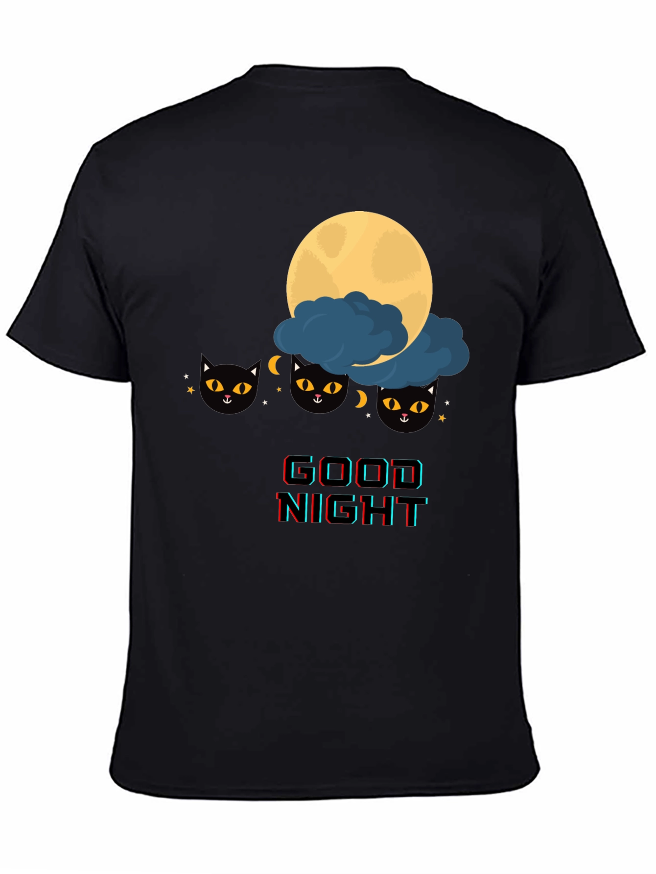 Good Night Cat T-Shirt