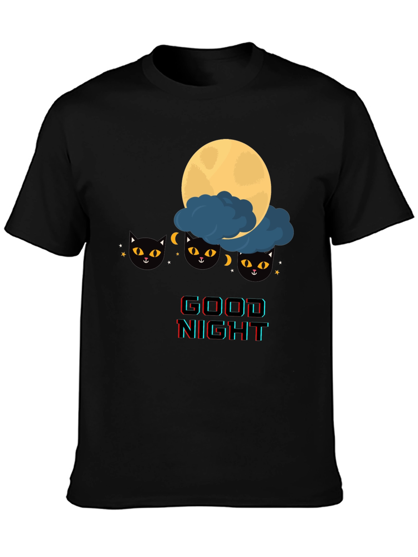 Good Night Cat T-Shirt