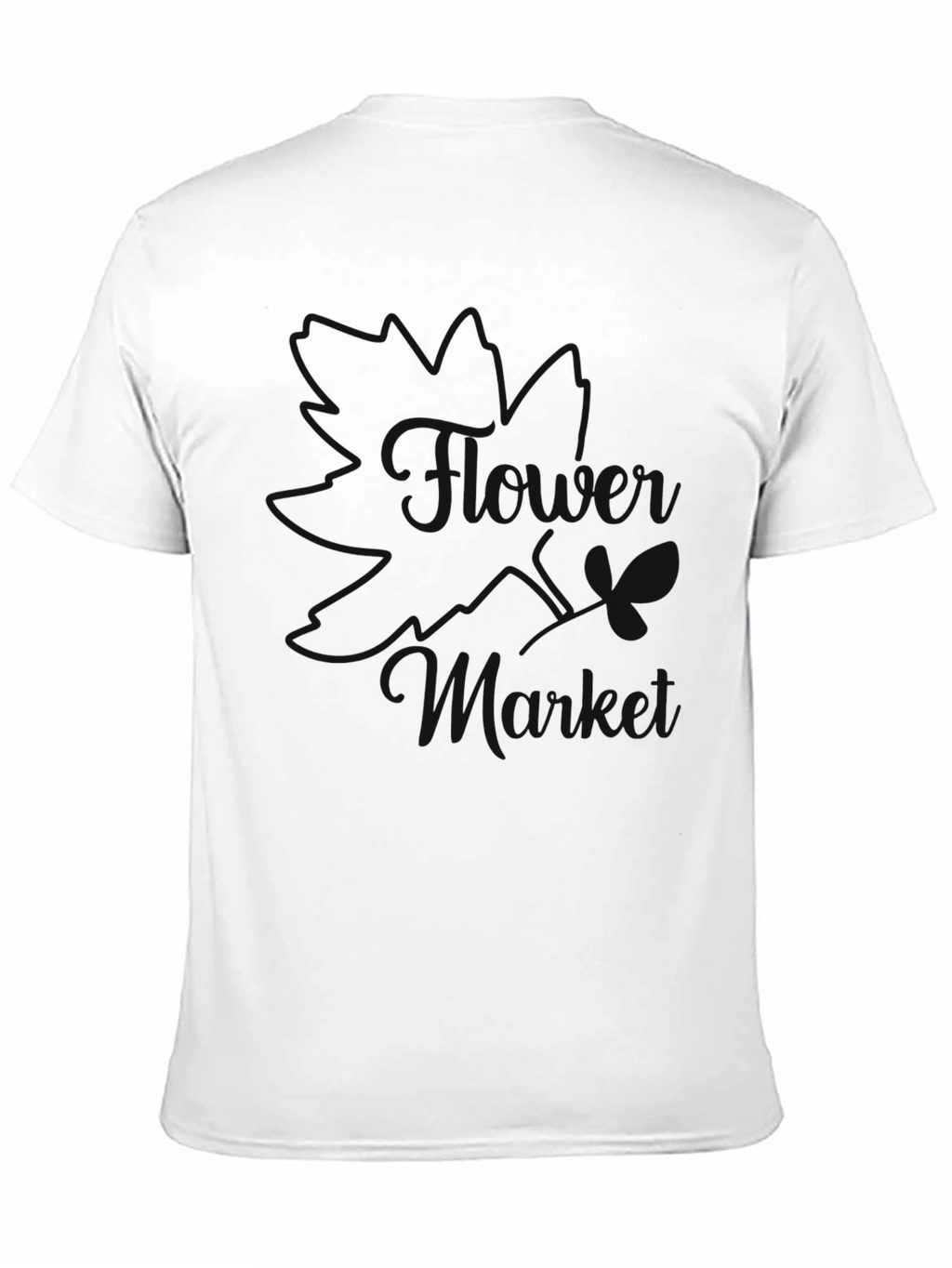 Stylish Black T-Shirt with Butterfly Design