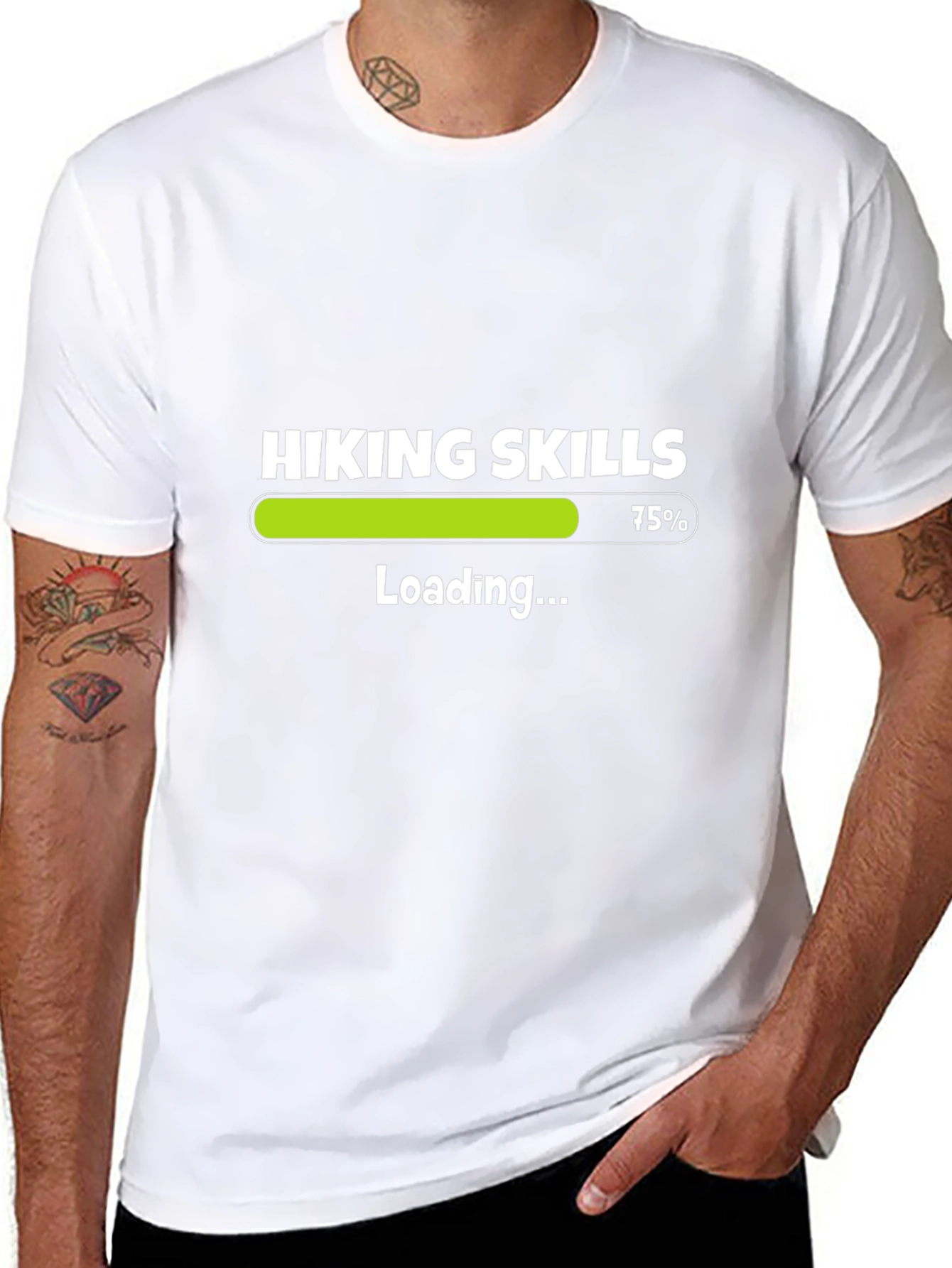 Hiking Skills Loading Funny T-Shirt