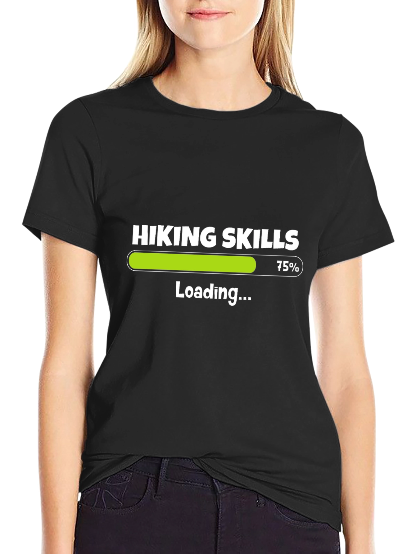 Hiking Skills Loading Funny T-Shirt