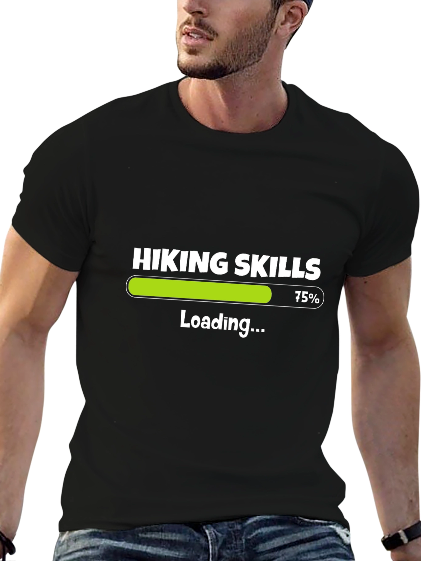 Hiking Skills Loading Funny T-Shirt