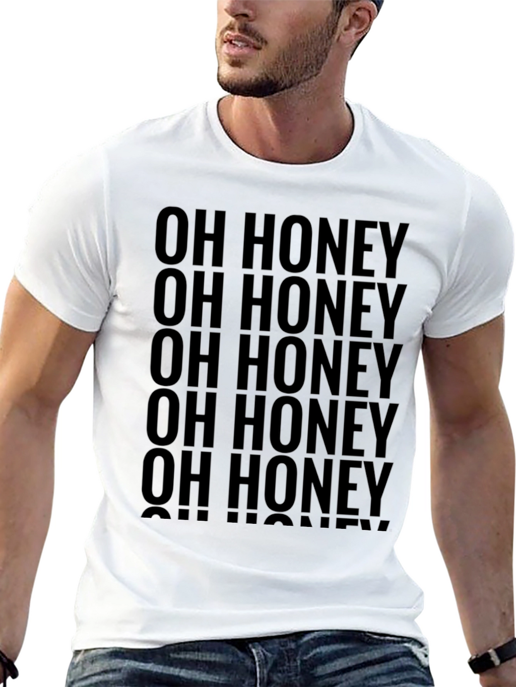Oh Honey Graphic Tee - Black T-Shirt