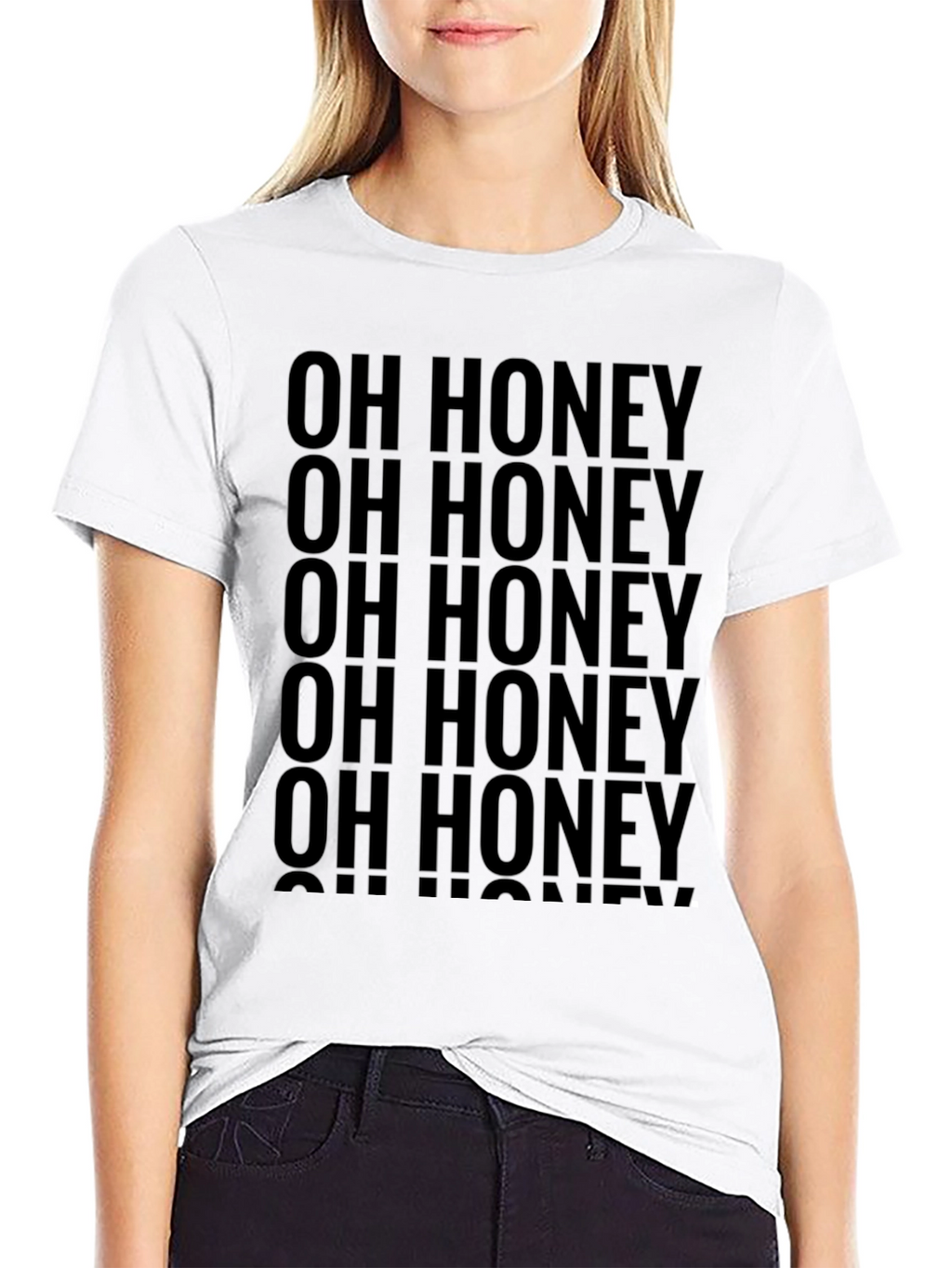 Oh Honey Graphic Tee - Black T-Shirt