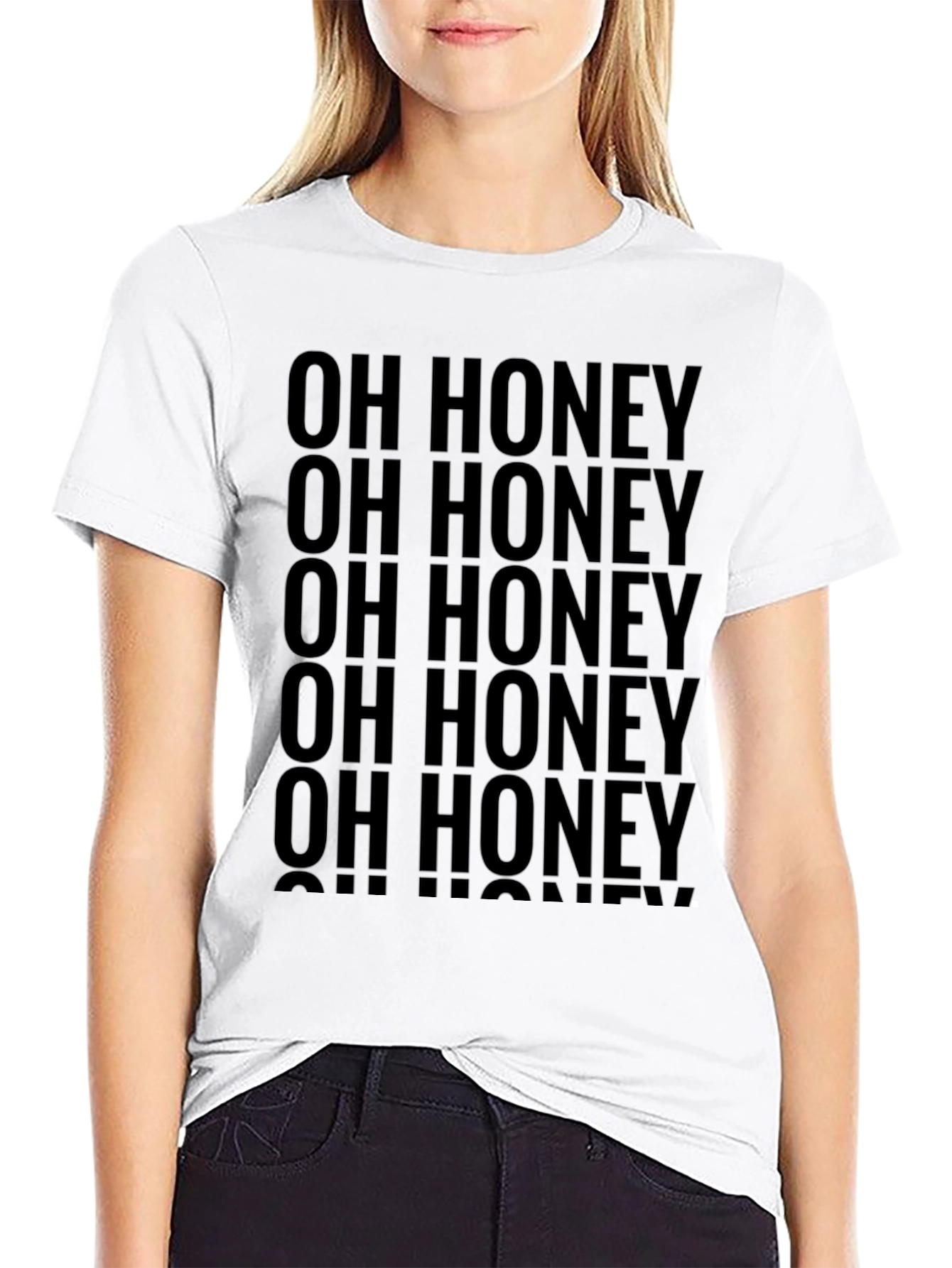 Oh Honey Graphic Tee - Black T-Shirt