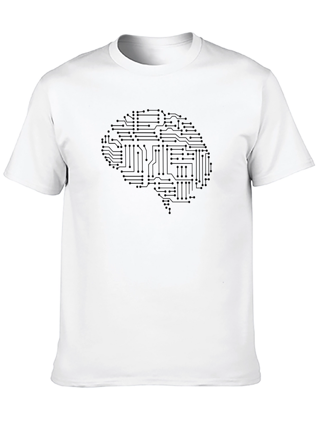 Brain Circuit Board Design T-Shirt - Smart Style