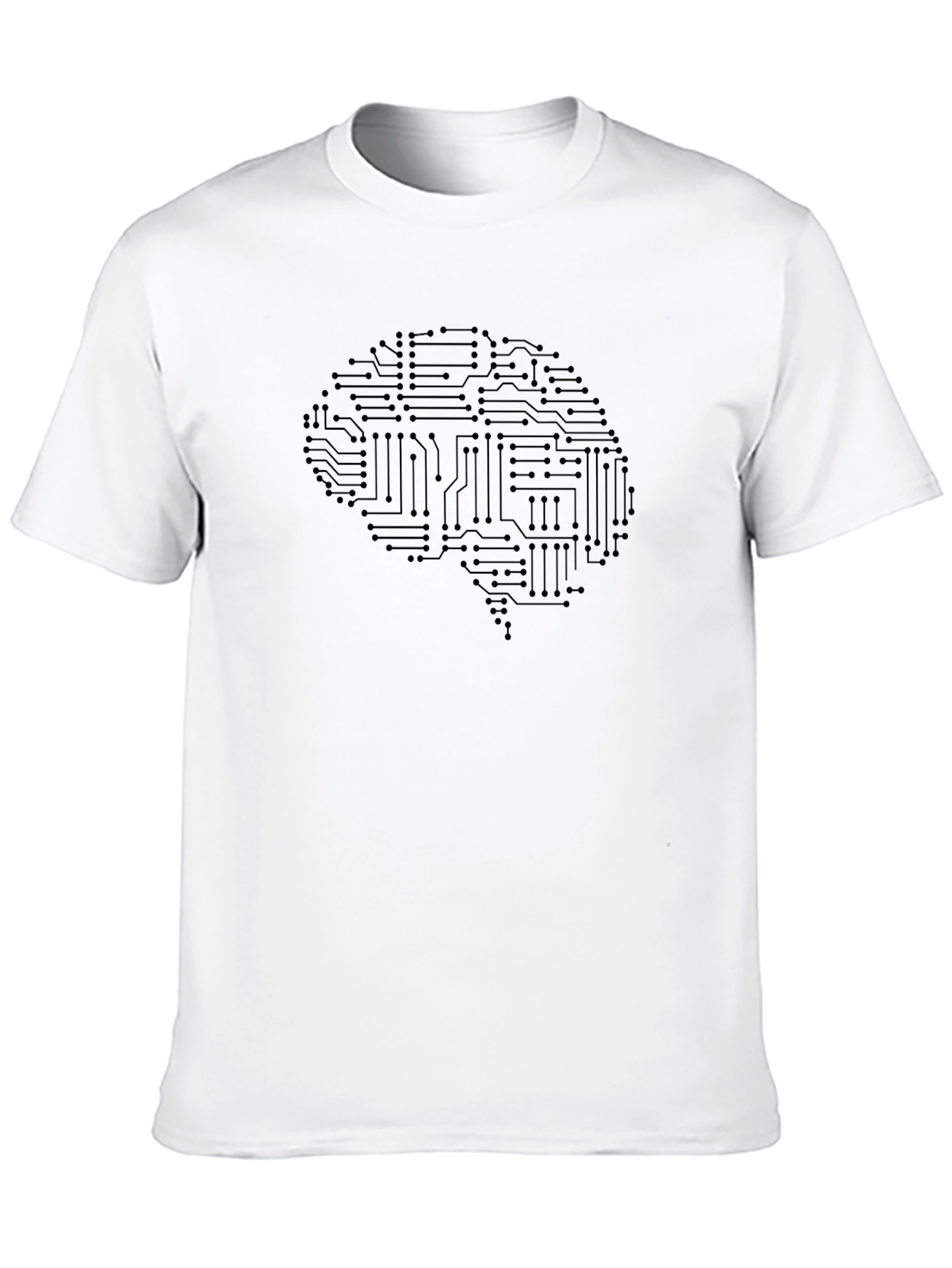 Brain Circuit Board Design T-Shirt - Smart Style