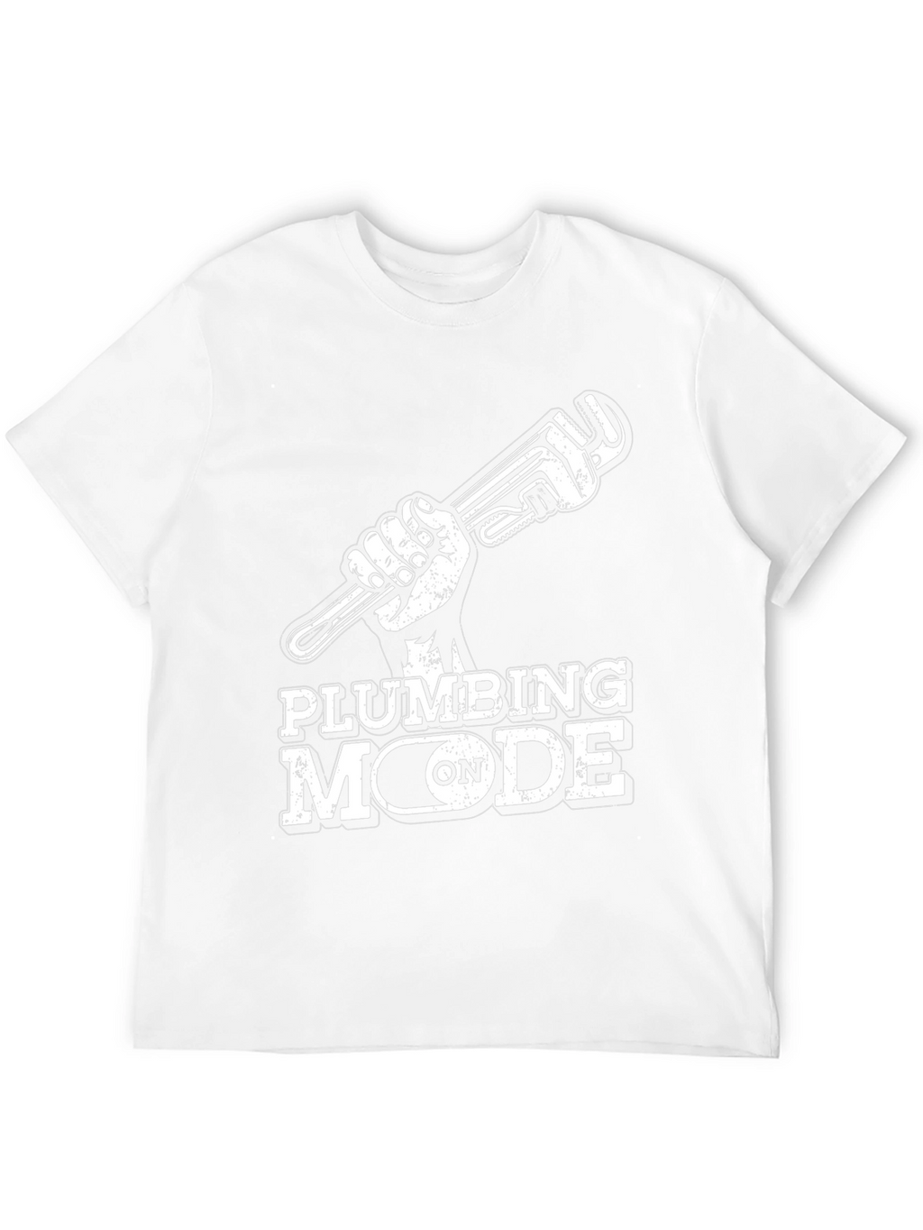Plumbing Mode On T-Shirt - Black