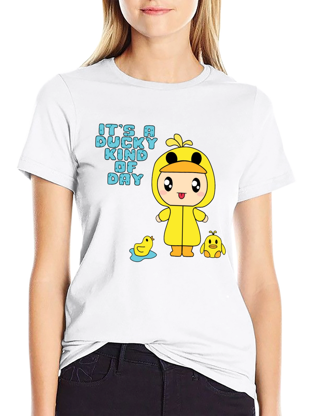 Duck Day T-Shirt - Cartoon Duckling Graphic Tee