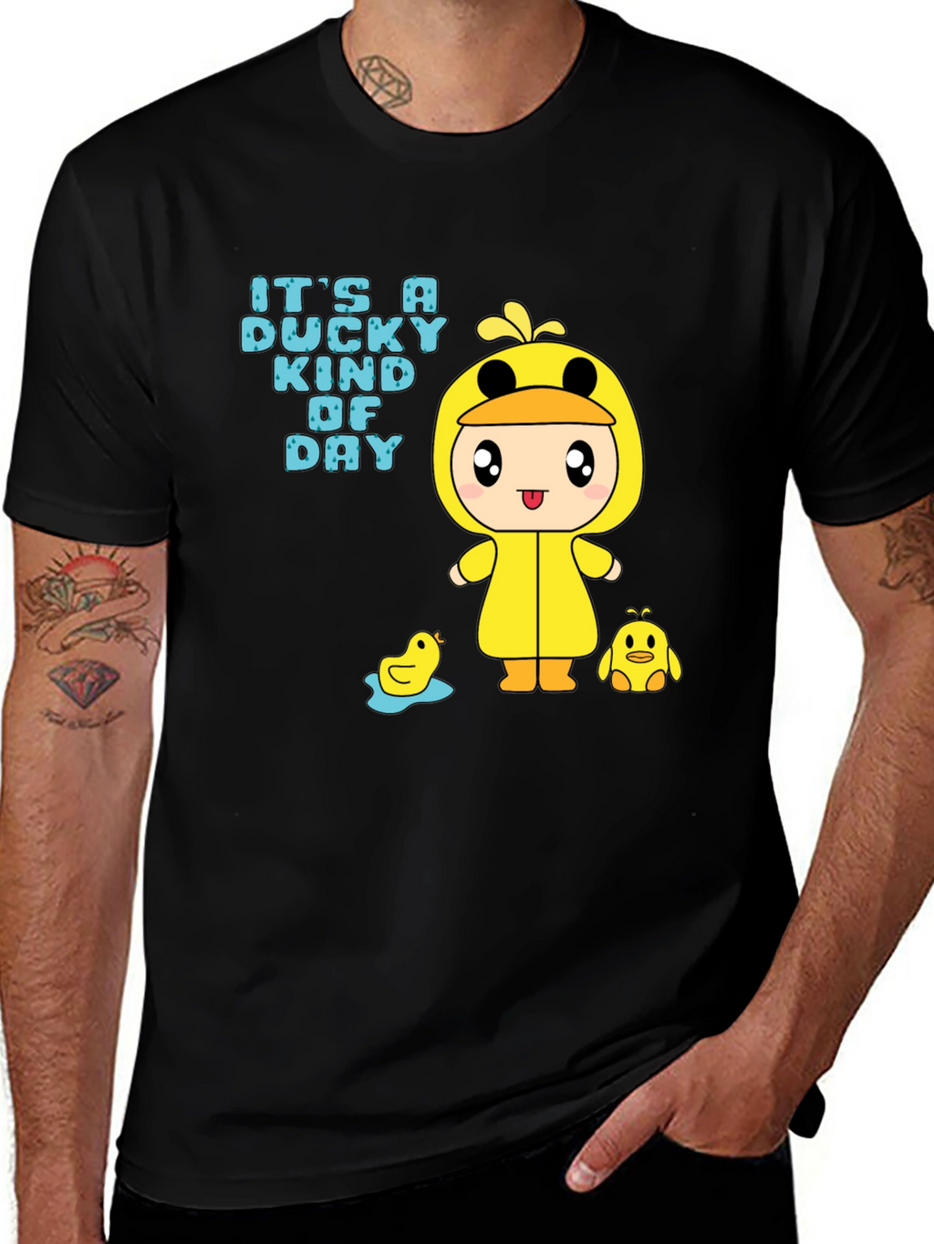 Duck Day T-Shirt - Cartoon Duckling Graphic Tee