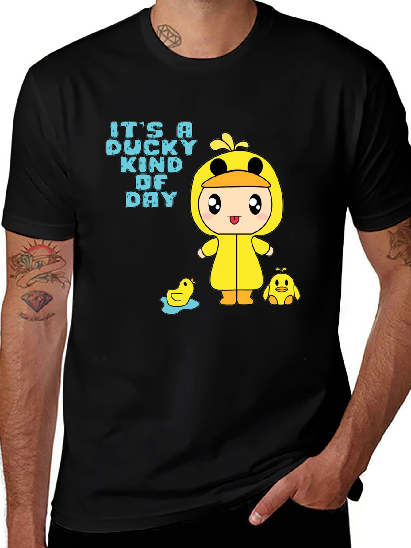 Duck Day T-Shirt - Cartoon Duckling Graphic Tee
