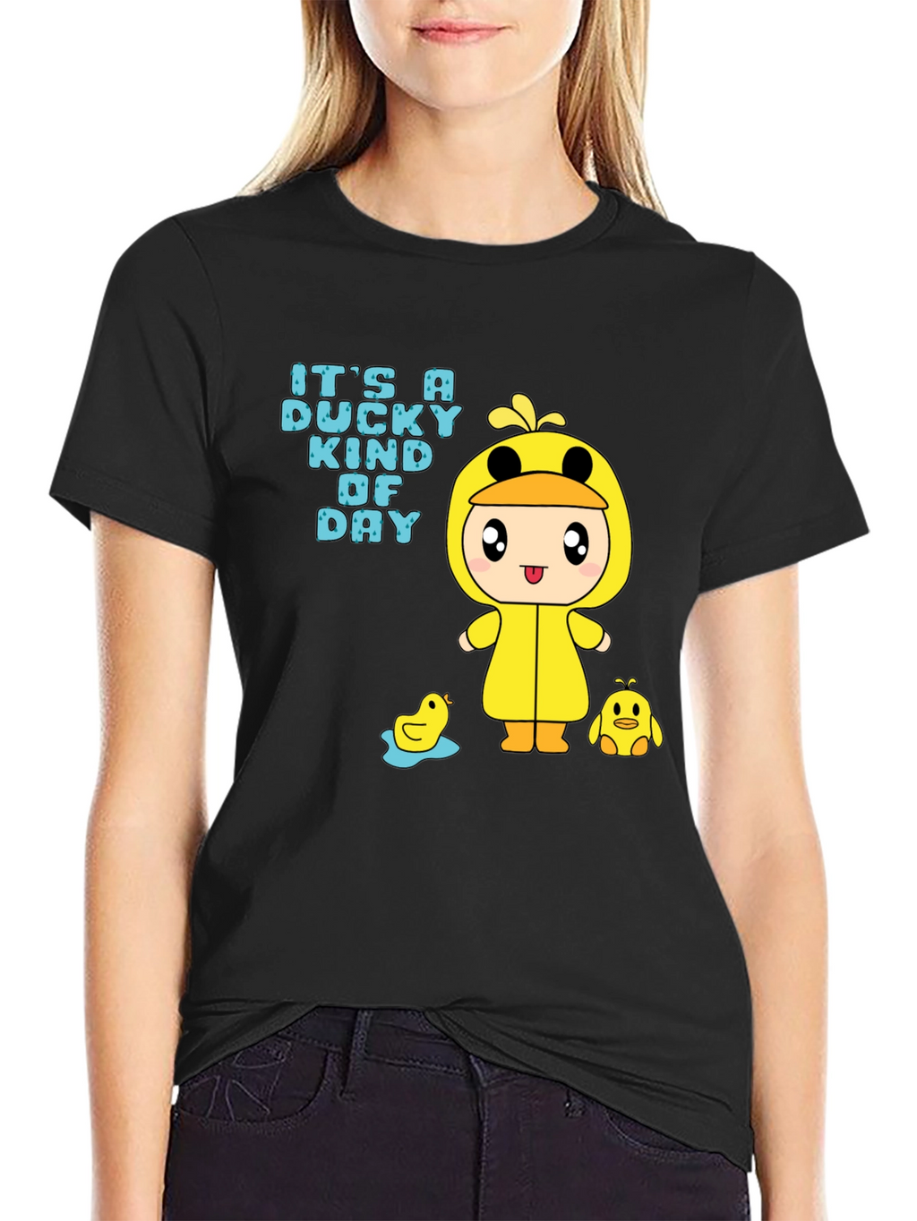 Duck Day T-Shirt - Cartoon Duckling Graphic Tee