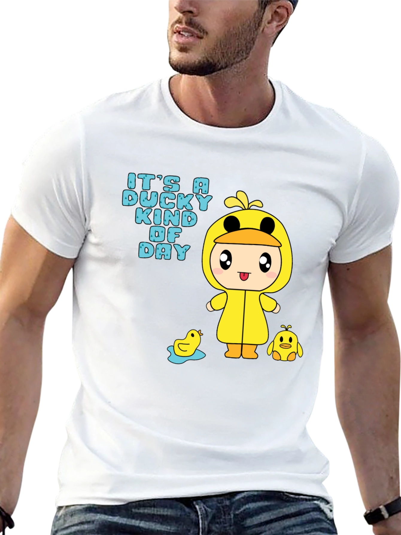 Duck Day T-Shirt - Cartoon Duckling Graphic Tee