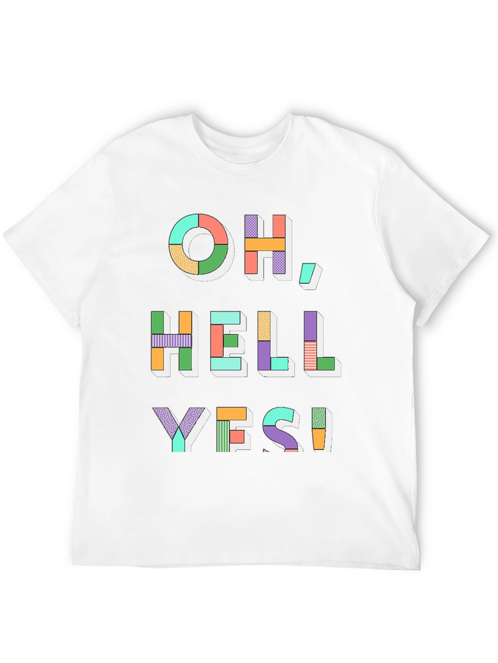 Oh Hell Yes! Graphic Tee - Mens Black T-Shirt