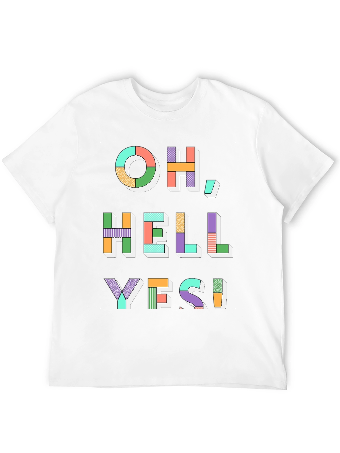 Oh Hell Yes! Graphic Tee - Mens Black T-Shirt