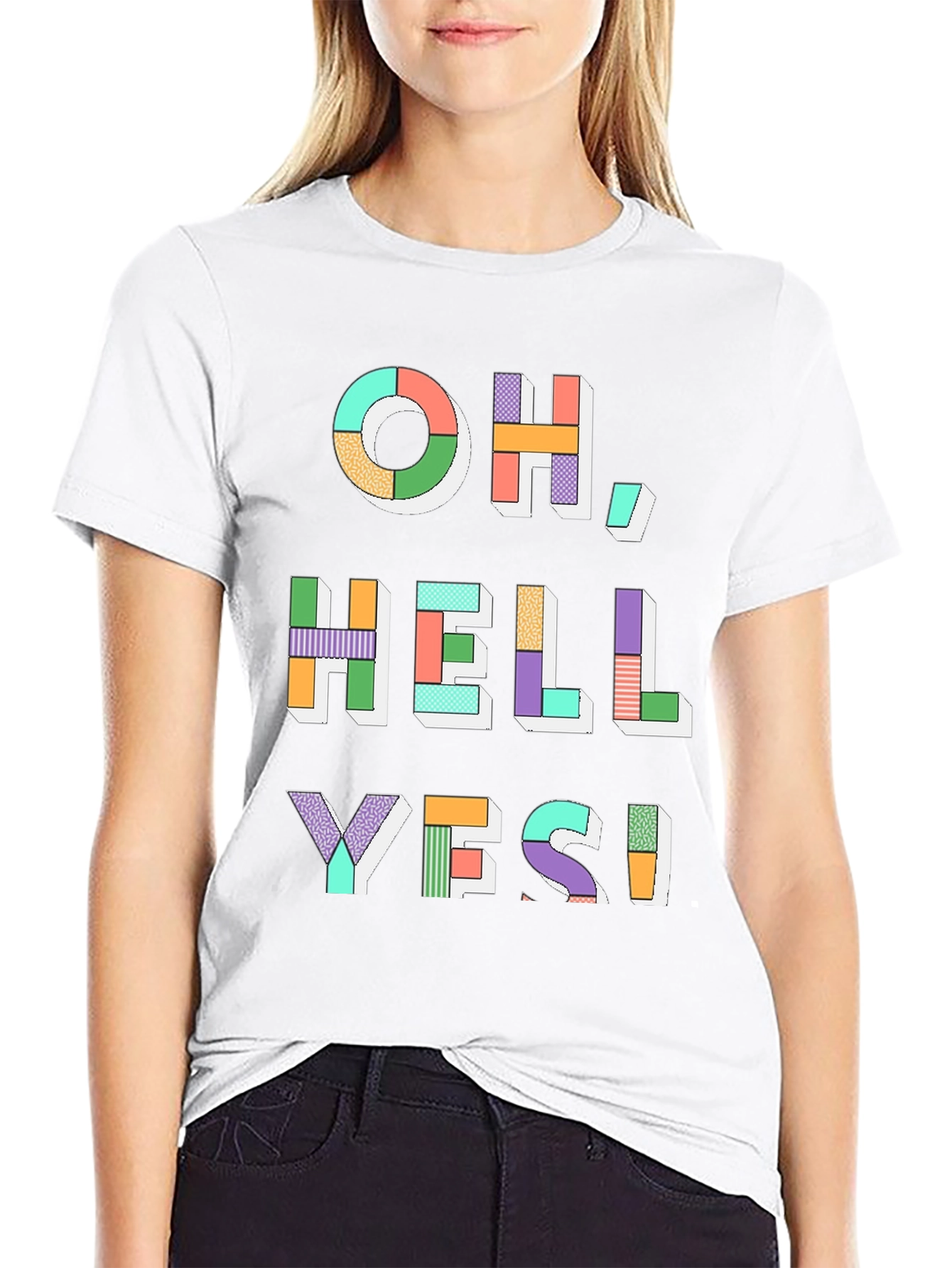 Oh Hell Yes! Graphic Tee - Mens Black T-Shirt