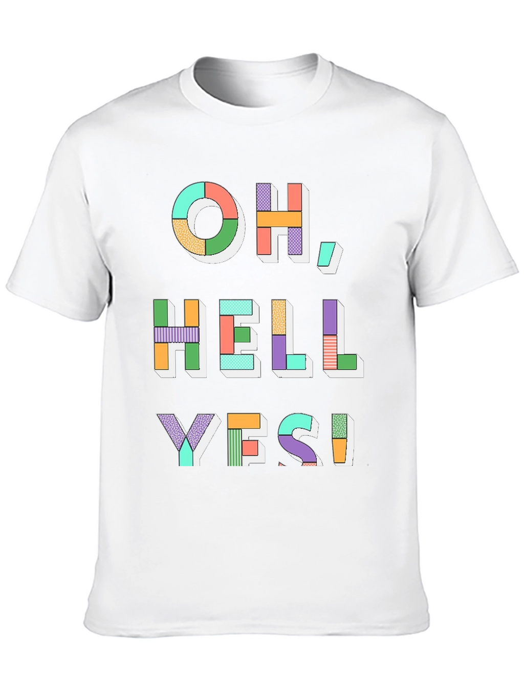 Oh Hell Yes! Graphic Tee - Mens Black T-Shirt