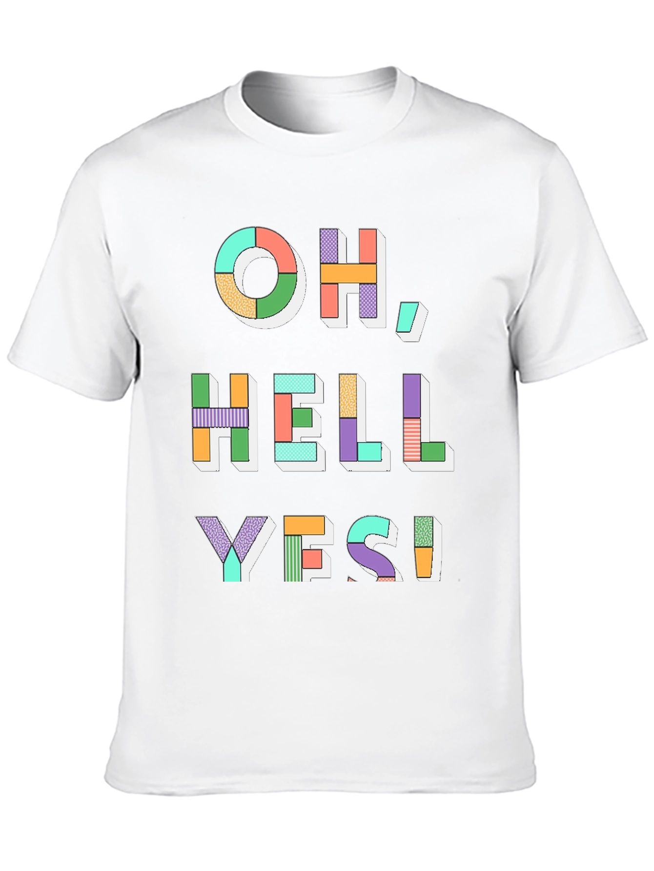 Oh Hell Yes! Graphic Tee - Mens Black T-Shirt