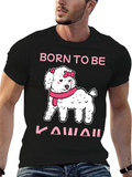 Born to Be Kawaii Dog T-Shirt