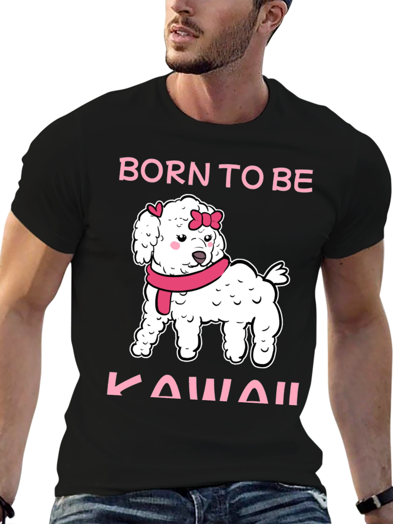 Born to Be Kawaii Dog T-Shirt