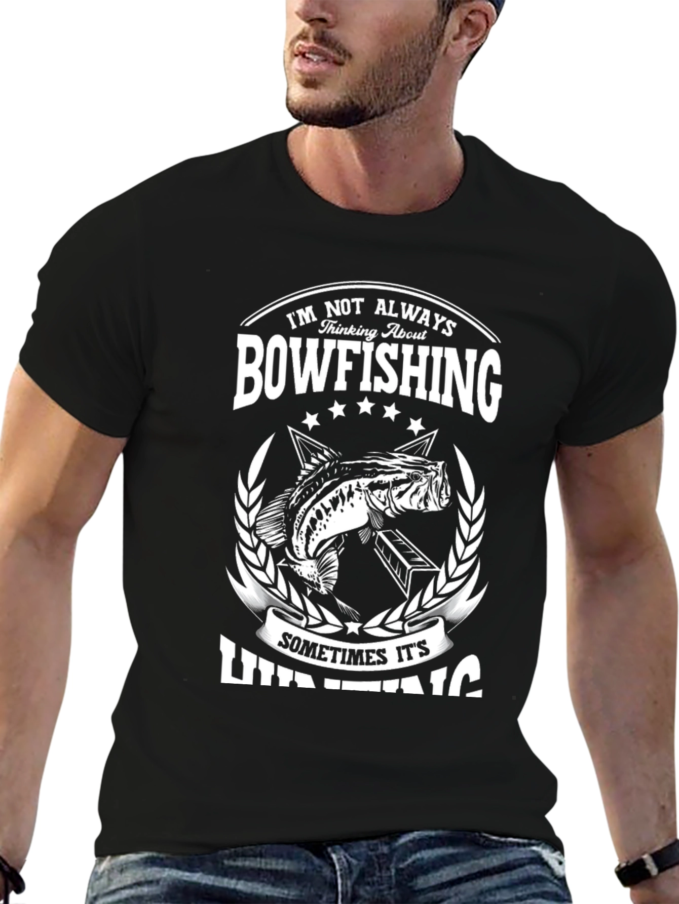 Bowfishing & Hunting Graphic T-Shirt
