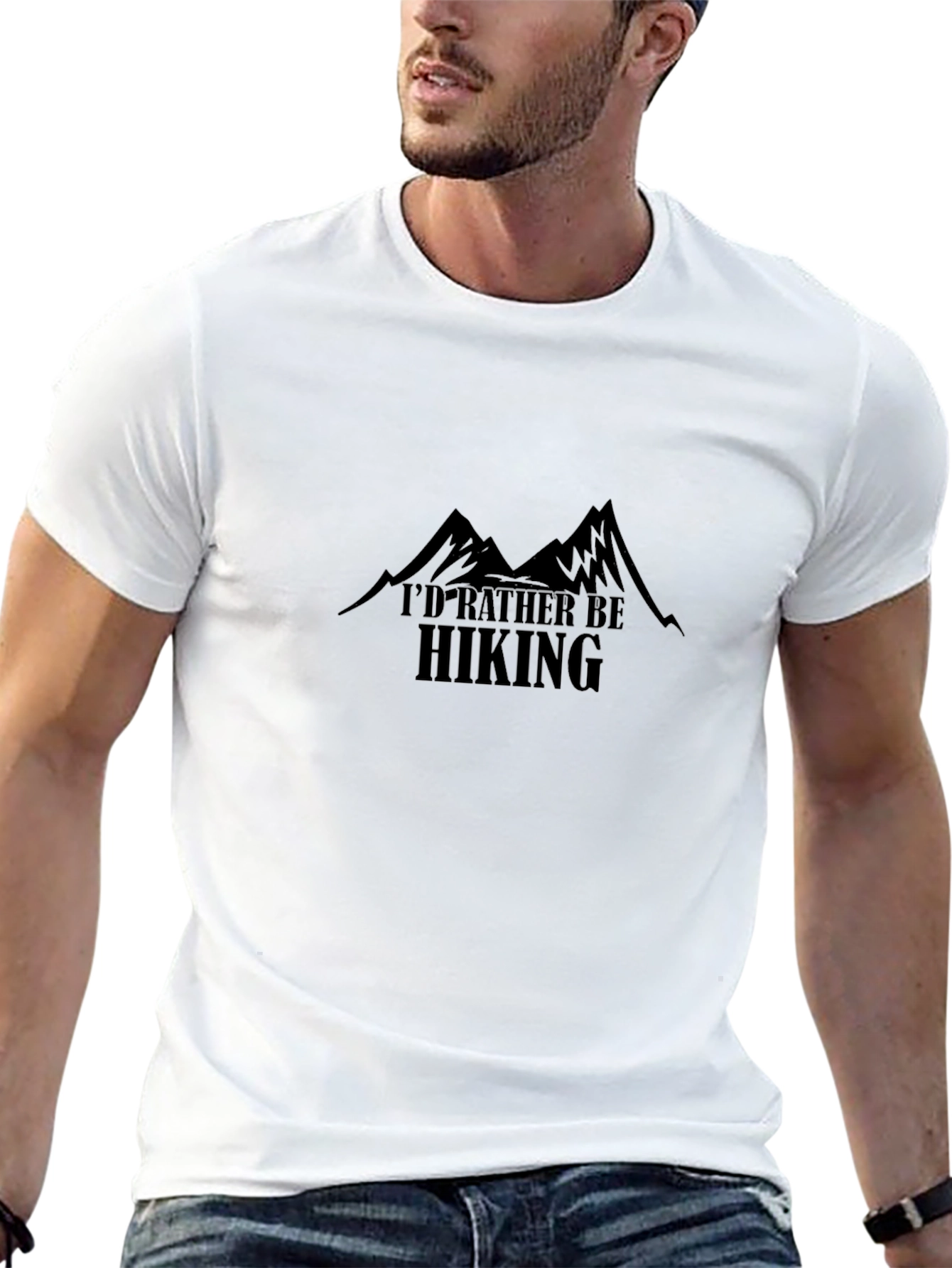 Hiking Graphic T-Shirt - Black
