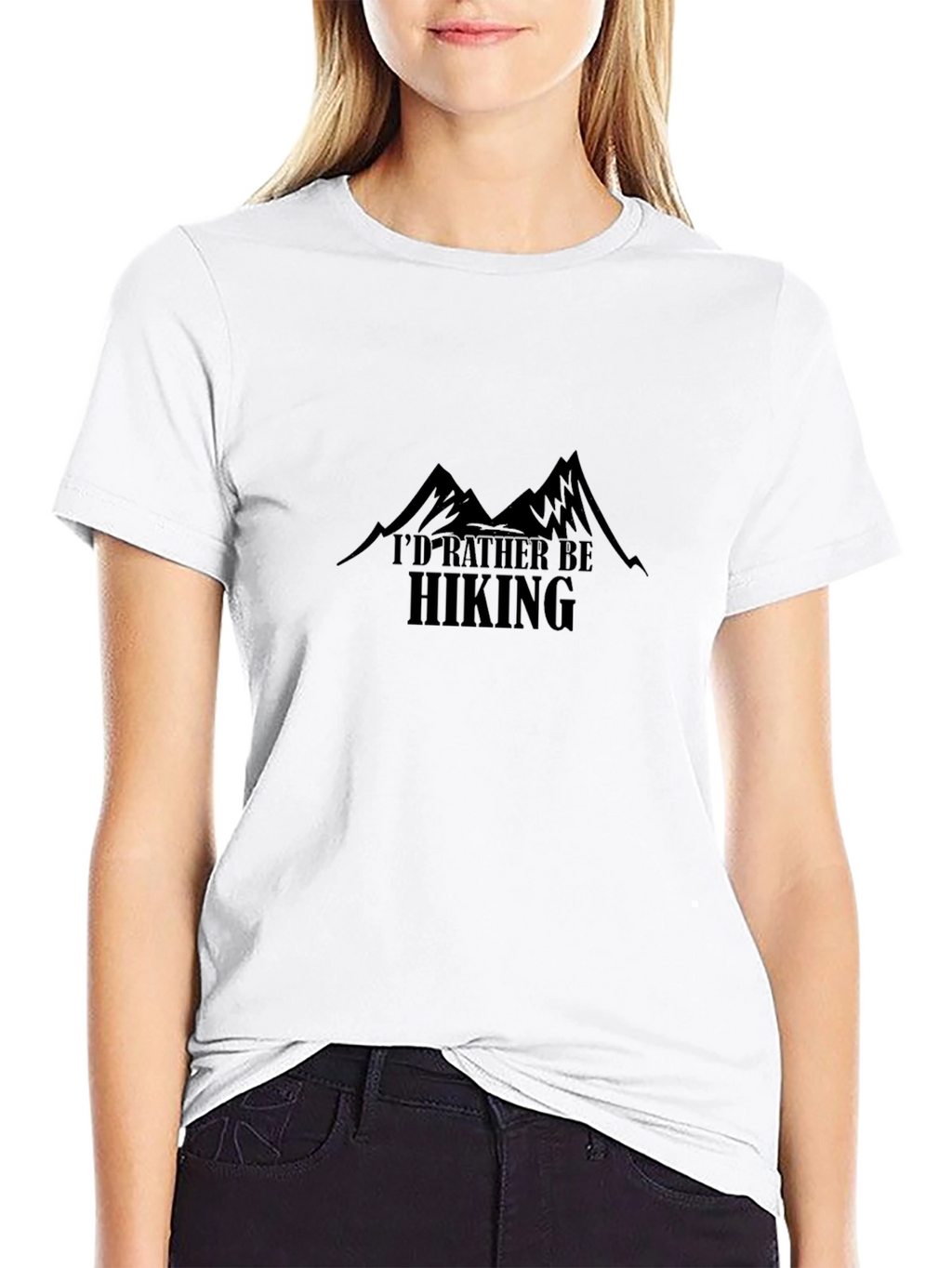 Hiking Graphic T-Shirt - Black
