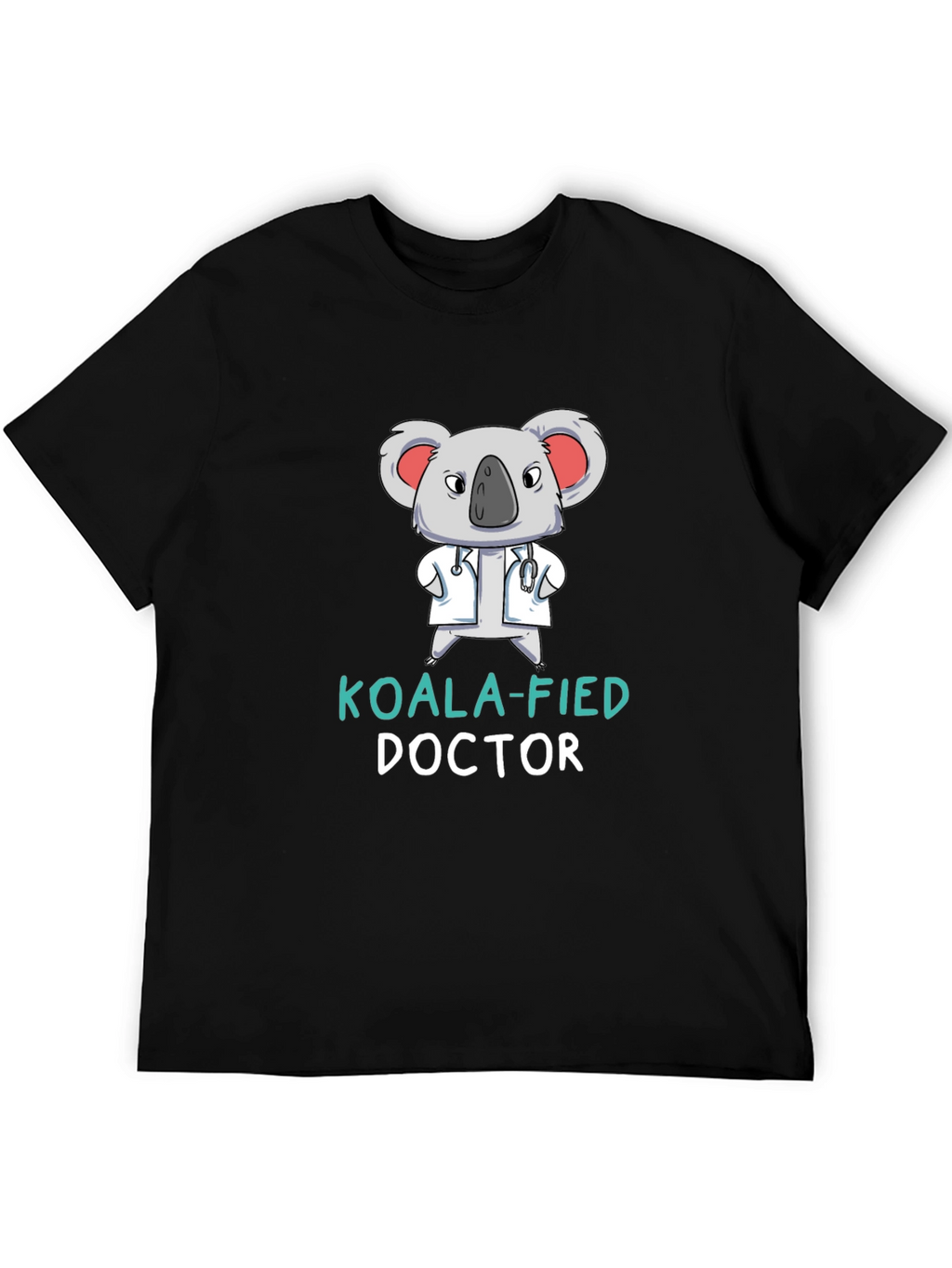 Koala-fied Doctor Graphic T-Shirt Funny Tee