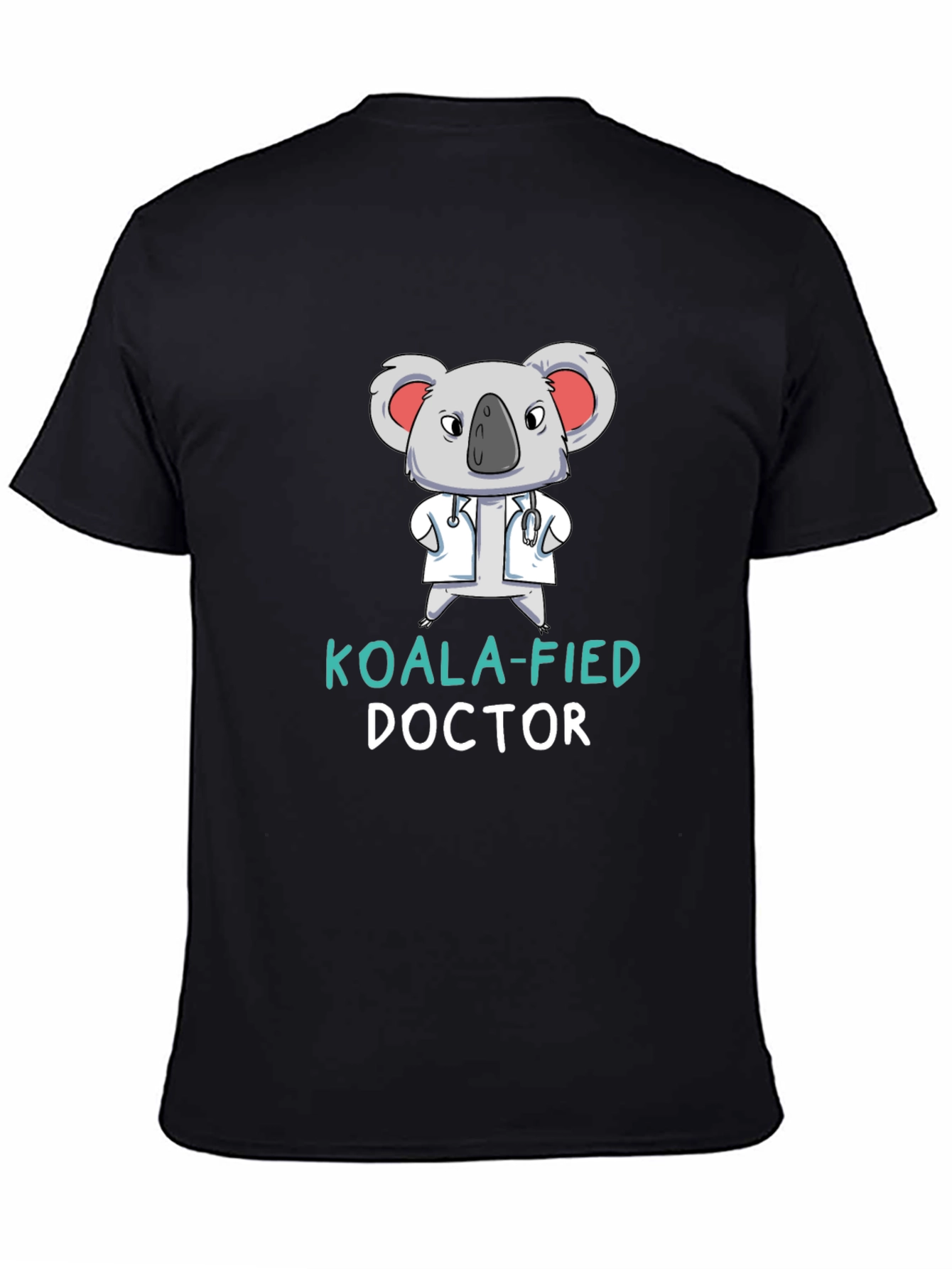 Koala-fied Doctor Graphic T-Shirt Funny Tee