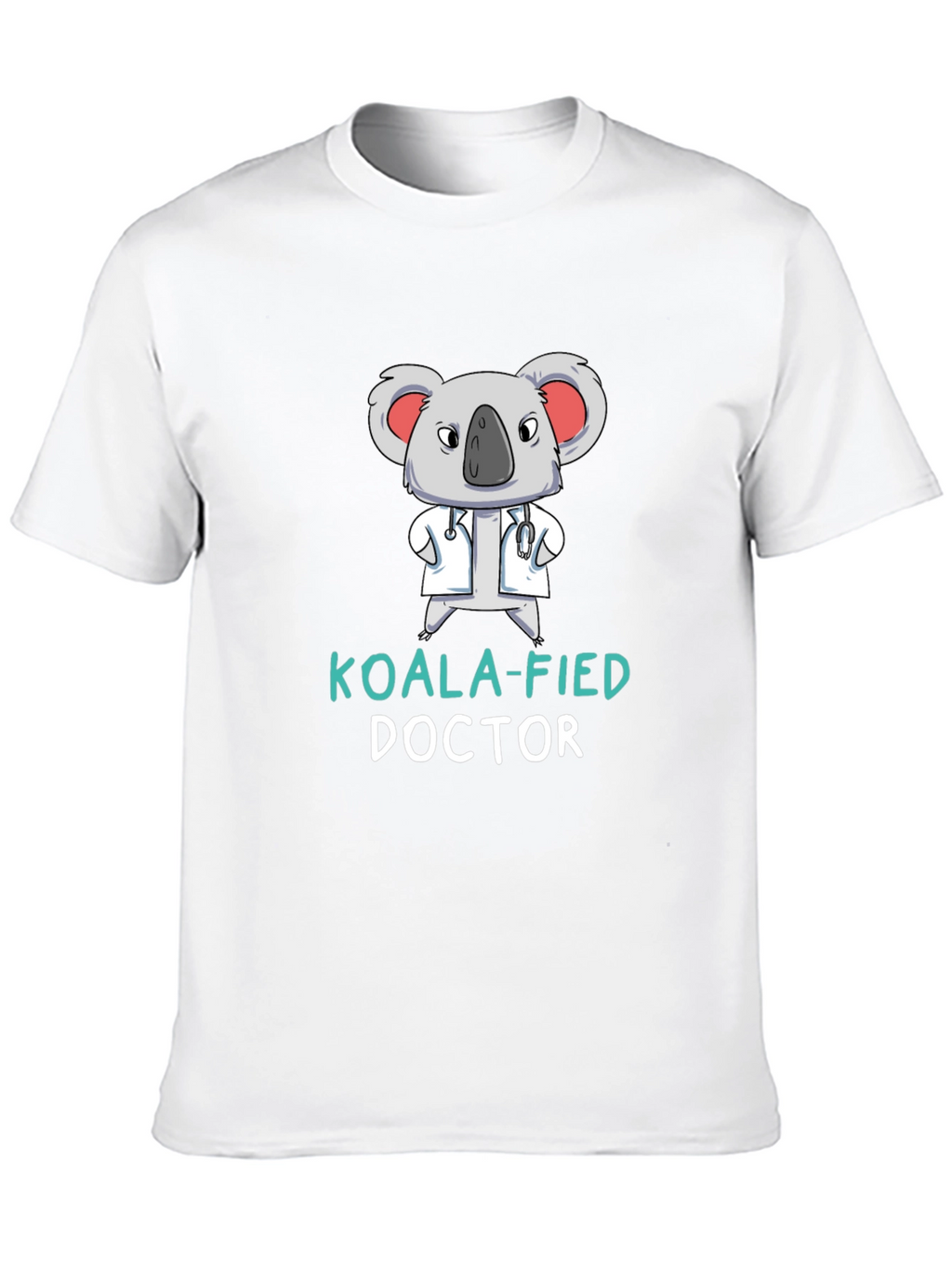 Koala-fied Doctor Graphic T-Shirt Funny Tee