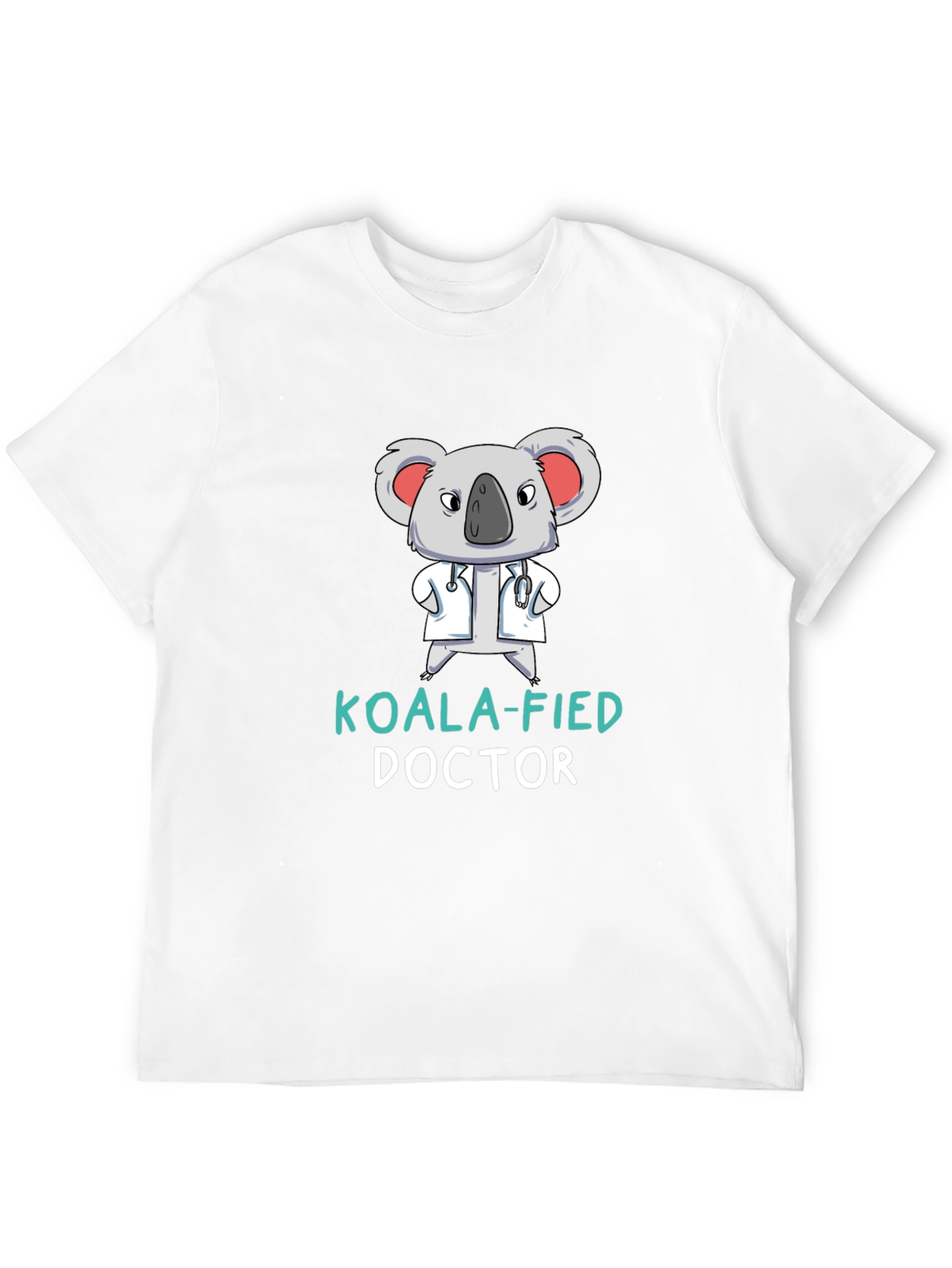 Koala-fied Doctor Graphic T-Shirt Funny Tee