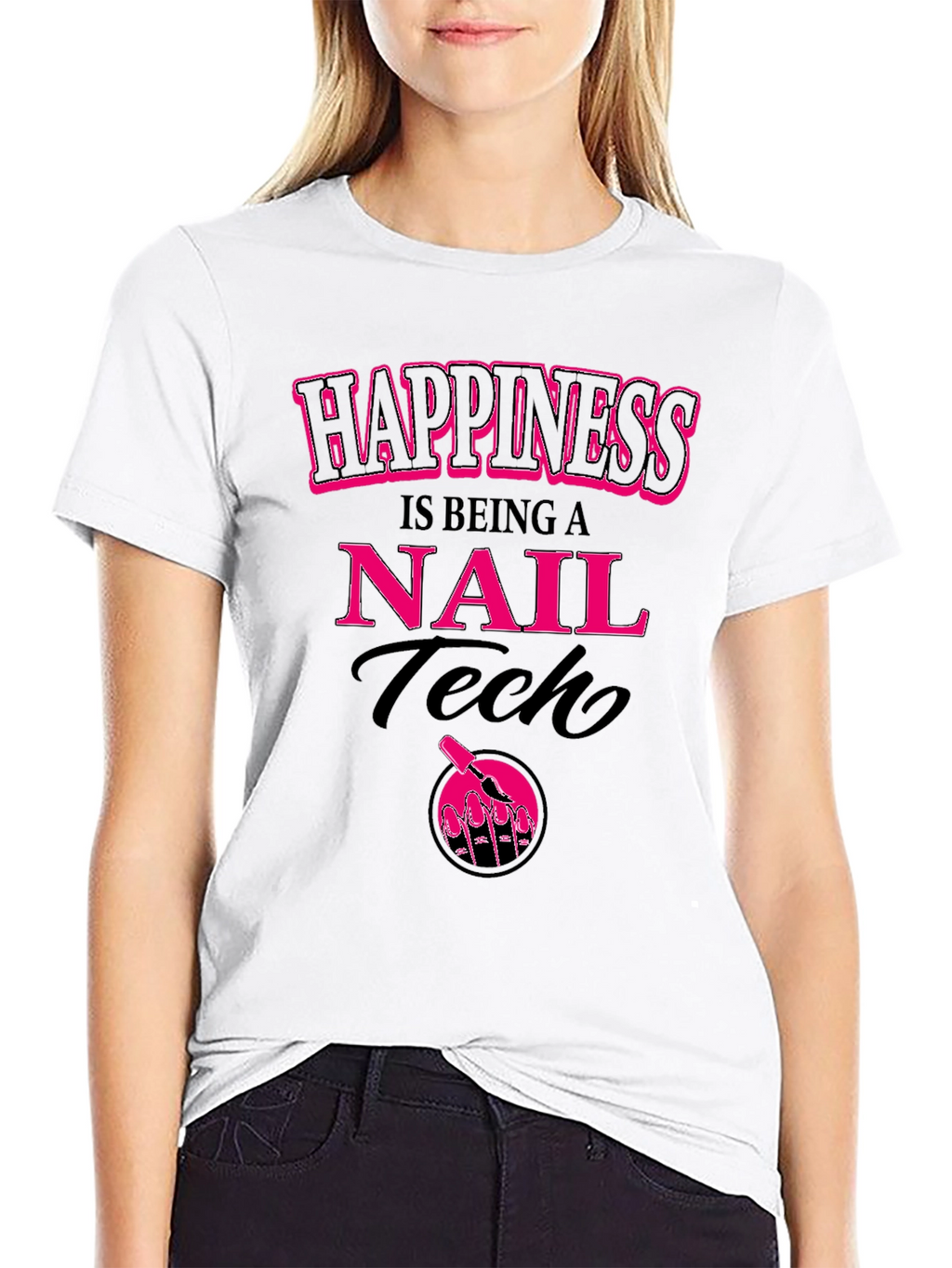 Nail Tech Happiness T-Shirt - Salon Life Apparel
