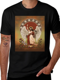Angel Wings Graphic Tee - Black