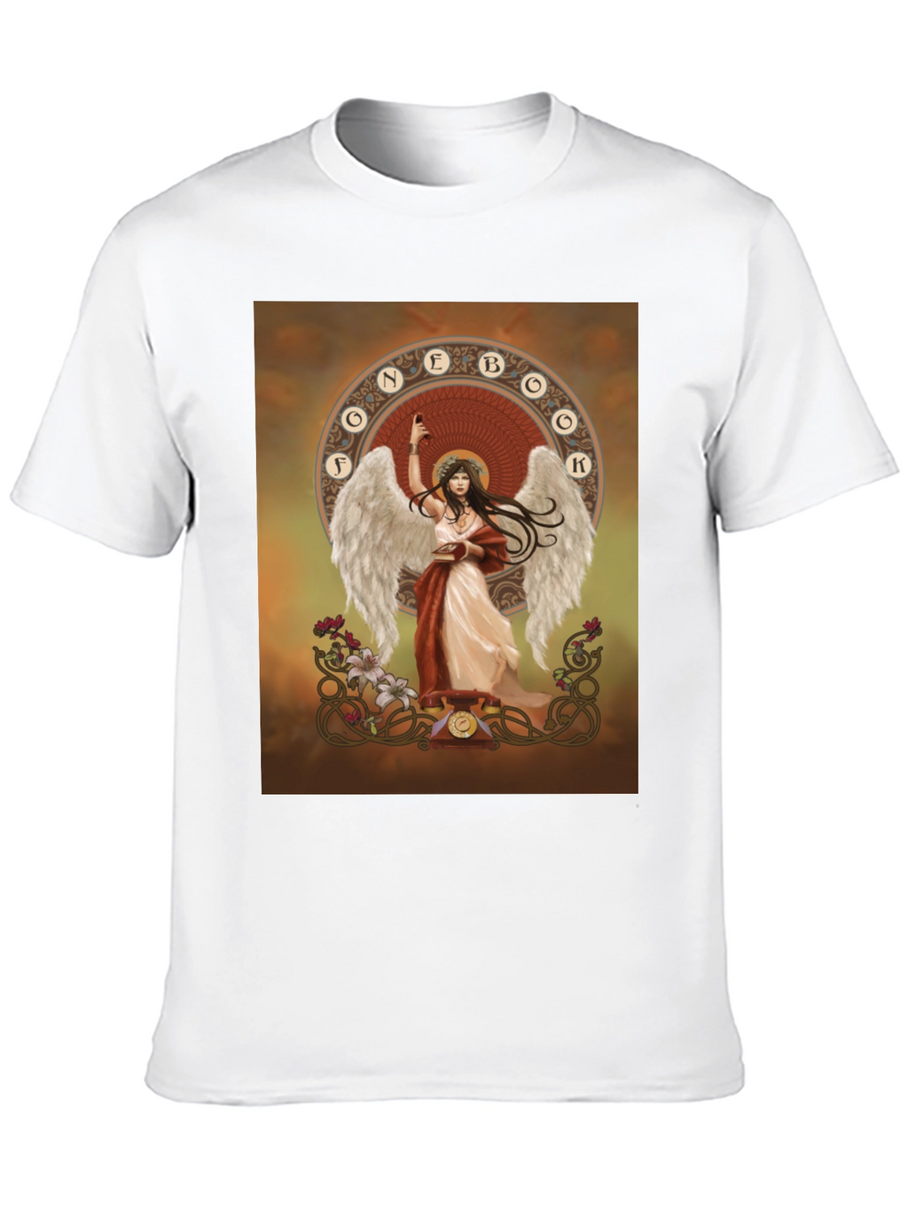 Angel Wings Graphic Tee - Black