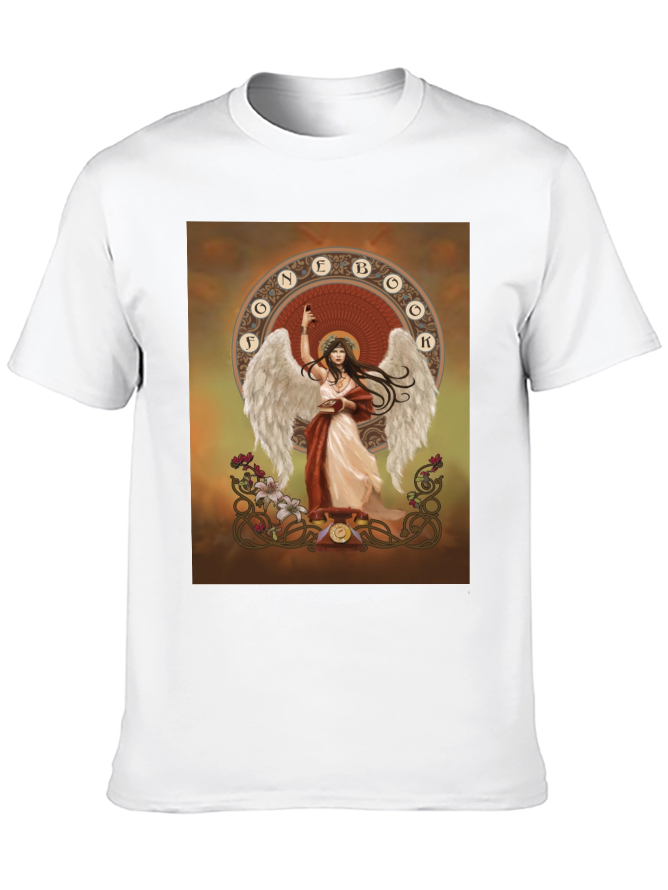Angel Wings Graphic Tee - Black
