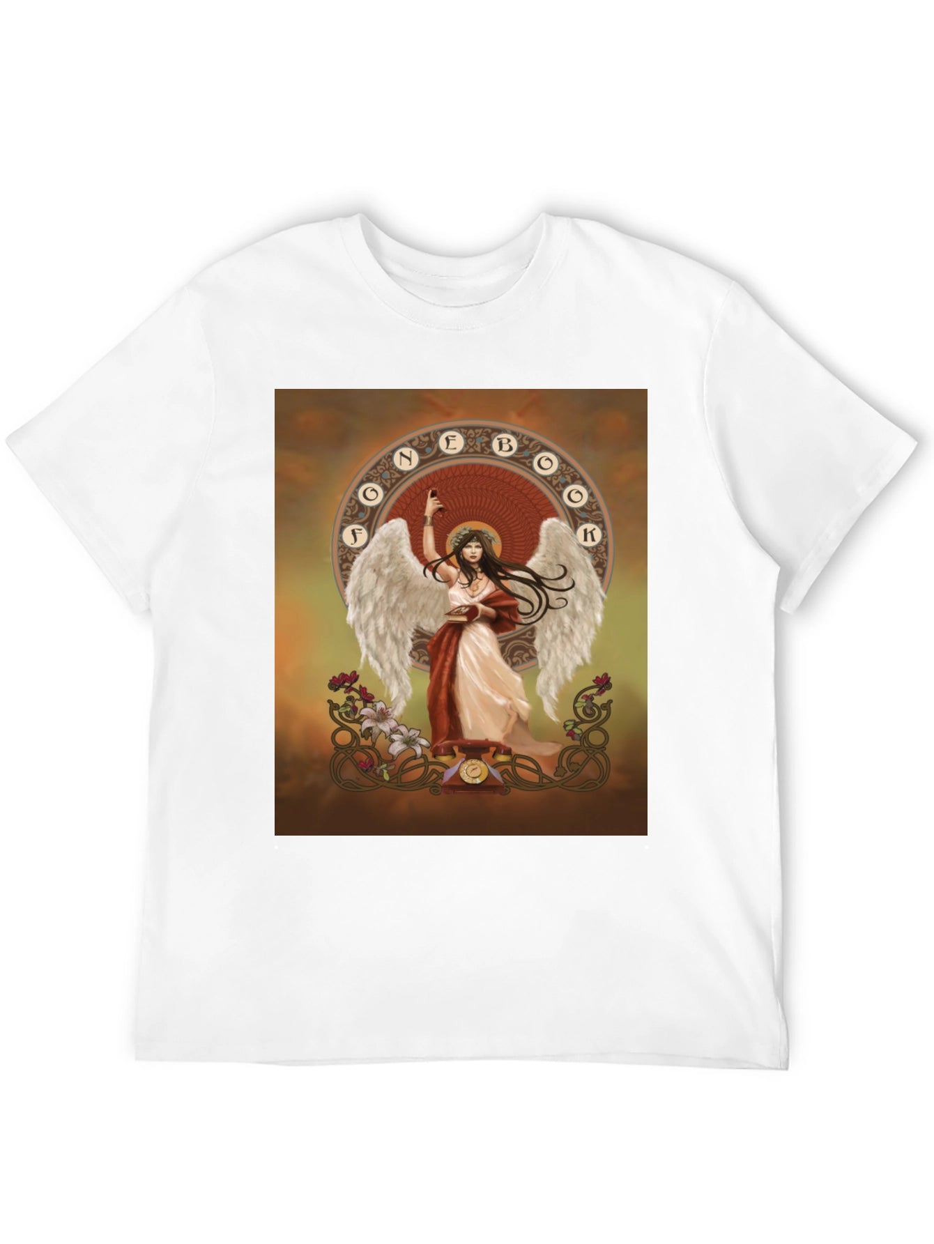 Angel Wings Graphic Tee - Black