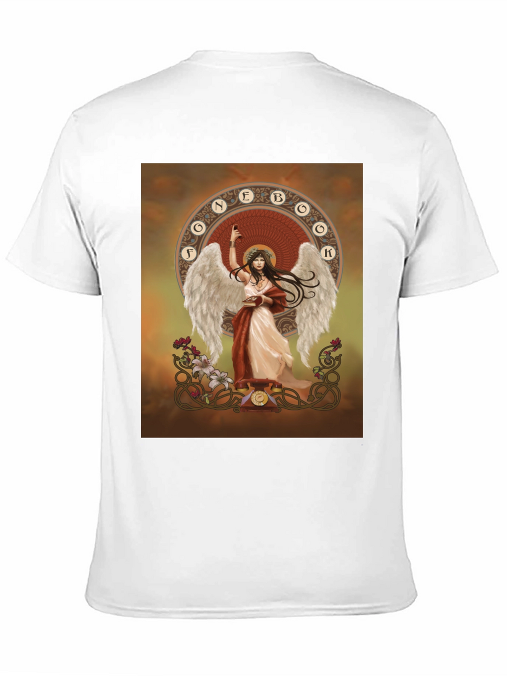 Angel Wings Graphic Tee - Black