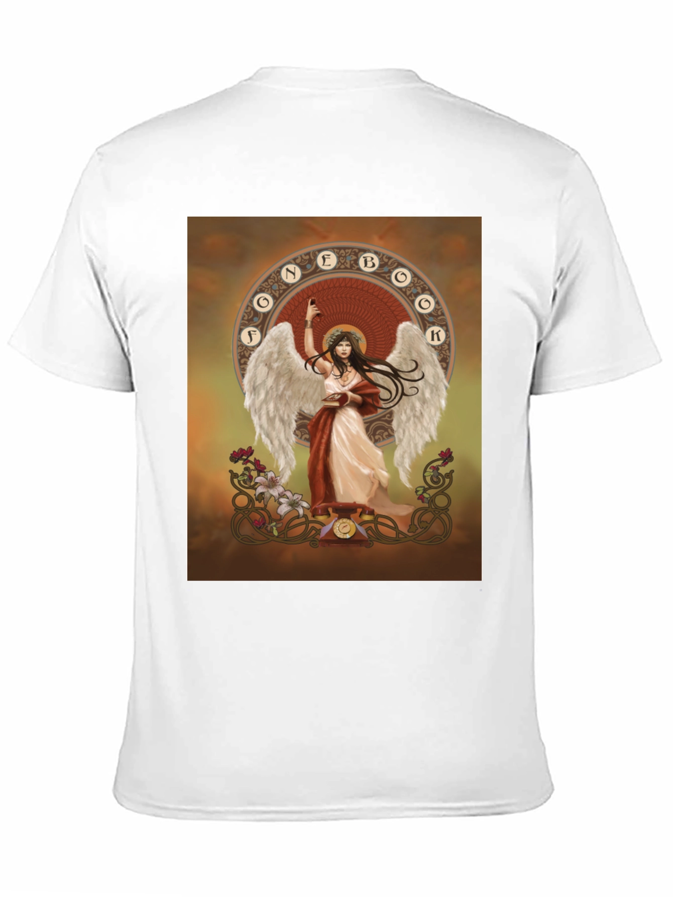 Angel Wings Graphic Tee - Black