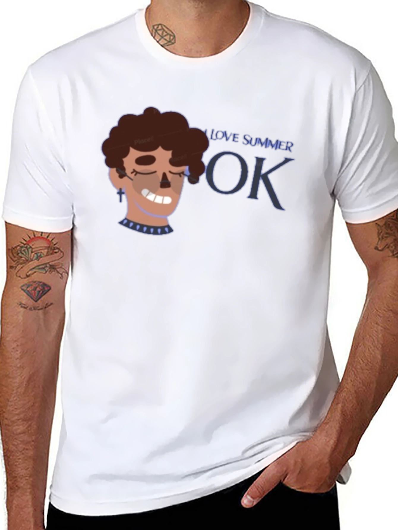 I Love Summer OK Graphic T-Shirt