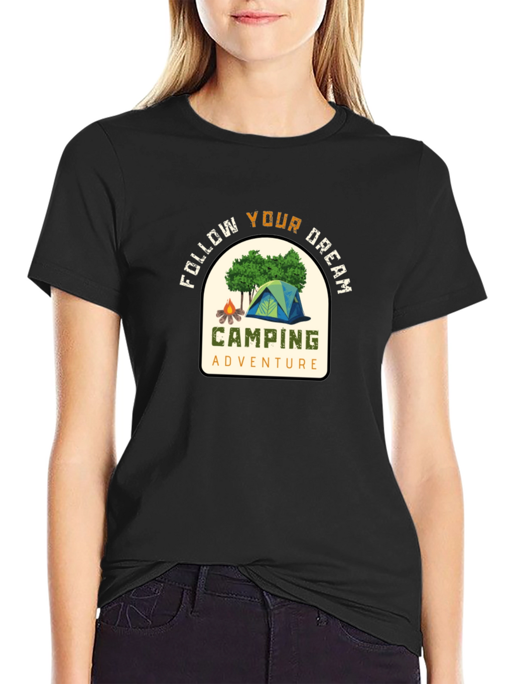 Camping Adventure Graphic T-Shirt