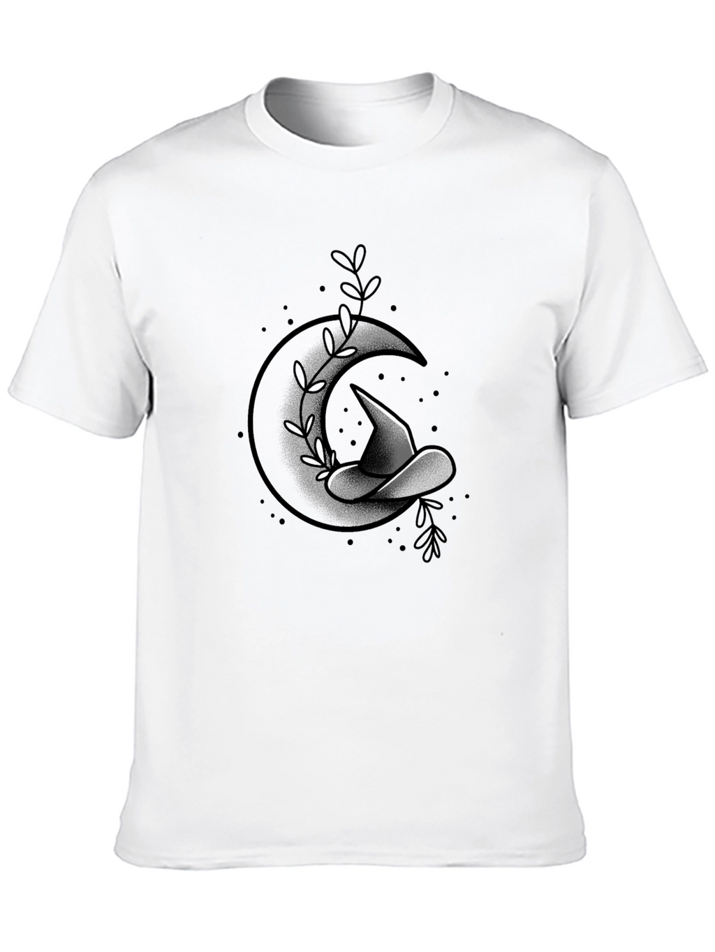 Mystic Moon Witch Hat Graphic Tee