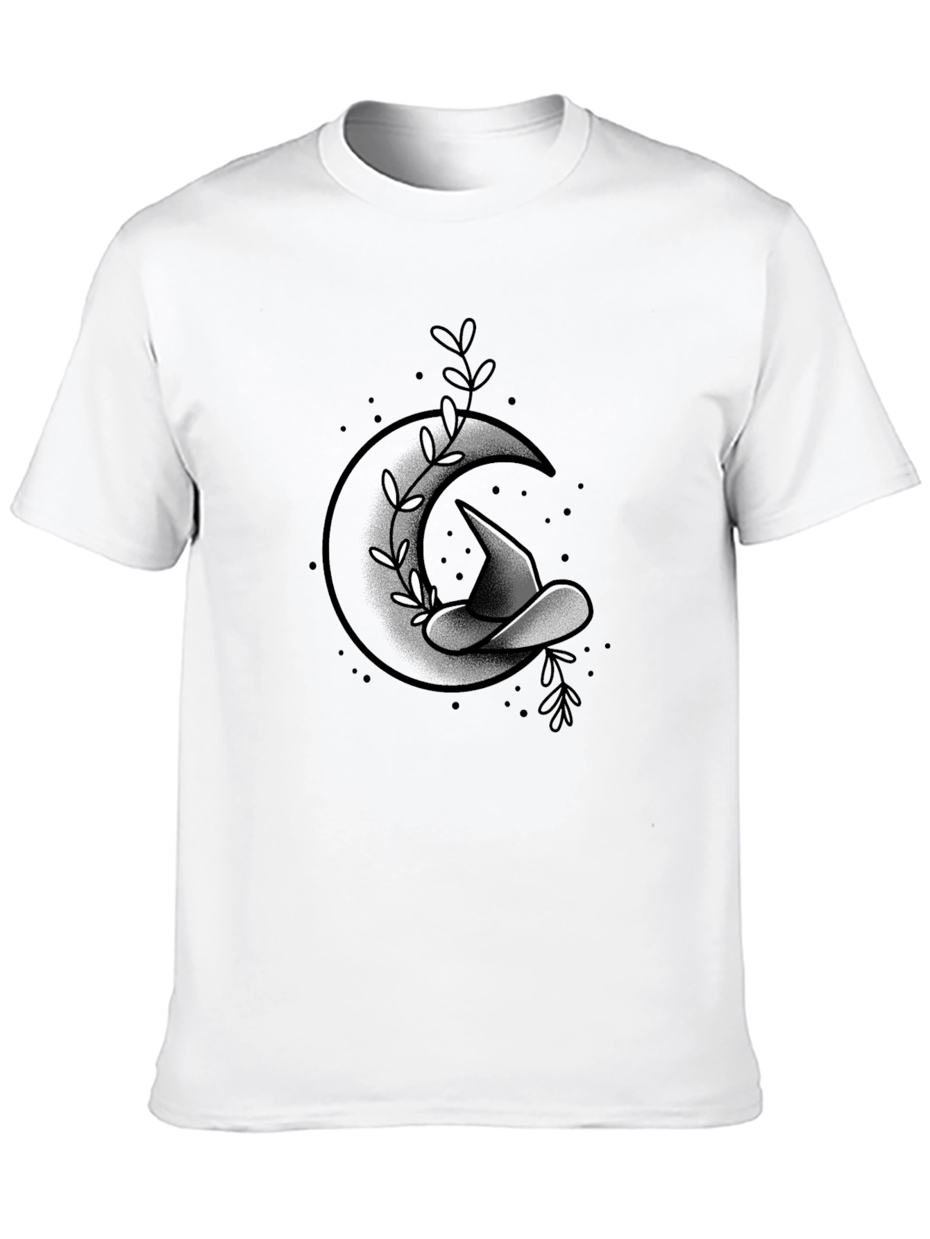 Mystic Moon Witch Hat Graphic Tee