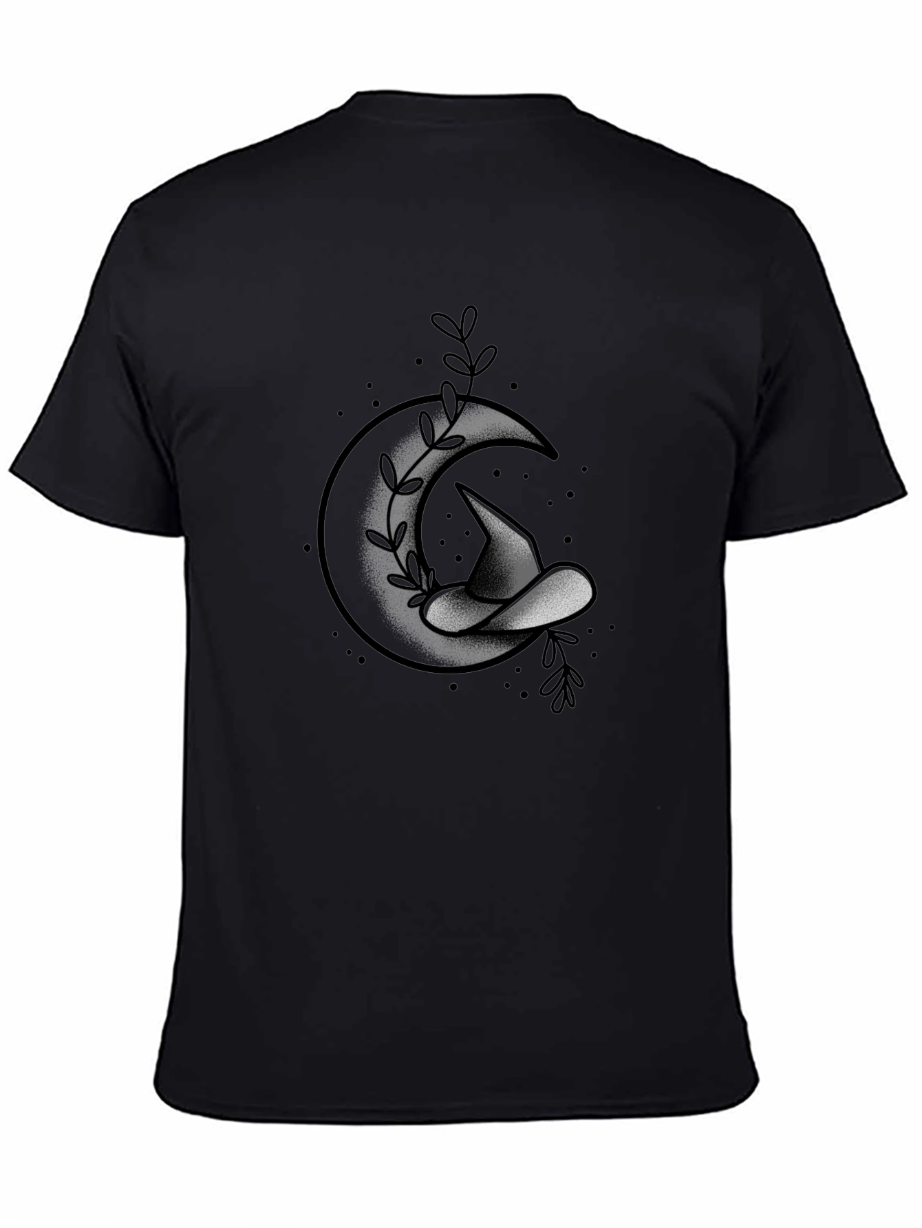 Mystic Moon Witch Hat Graphic Tee