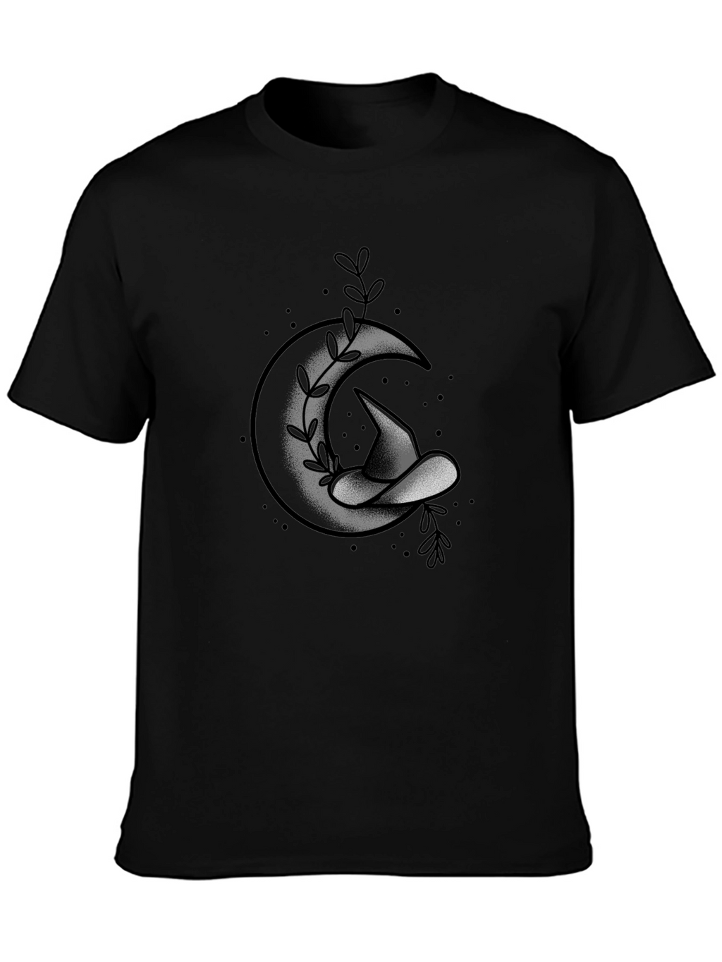 Mystic Moon Witch Hat Graphic Tee