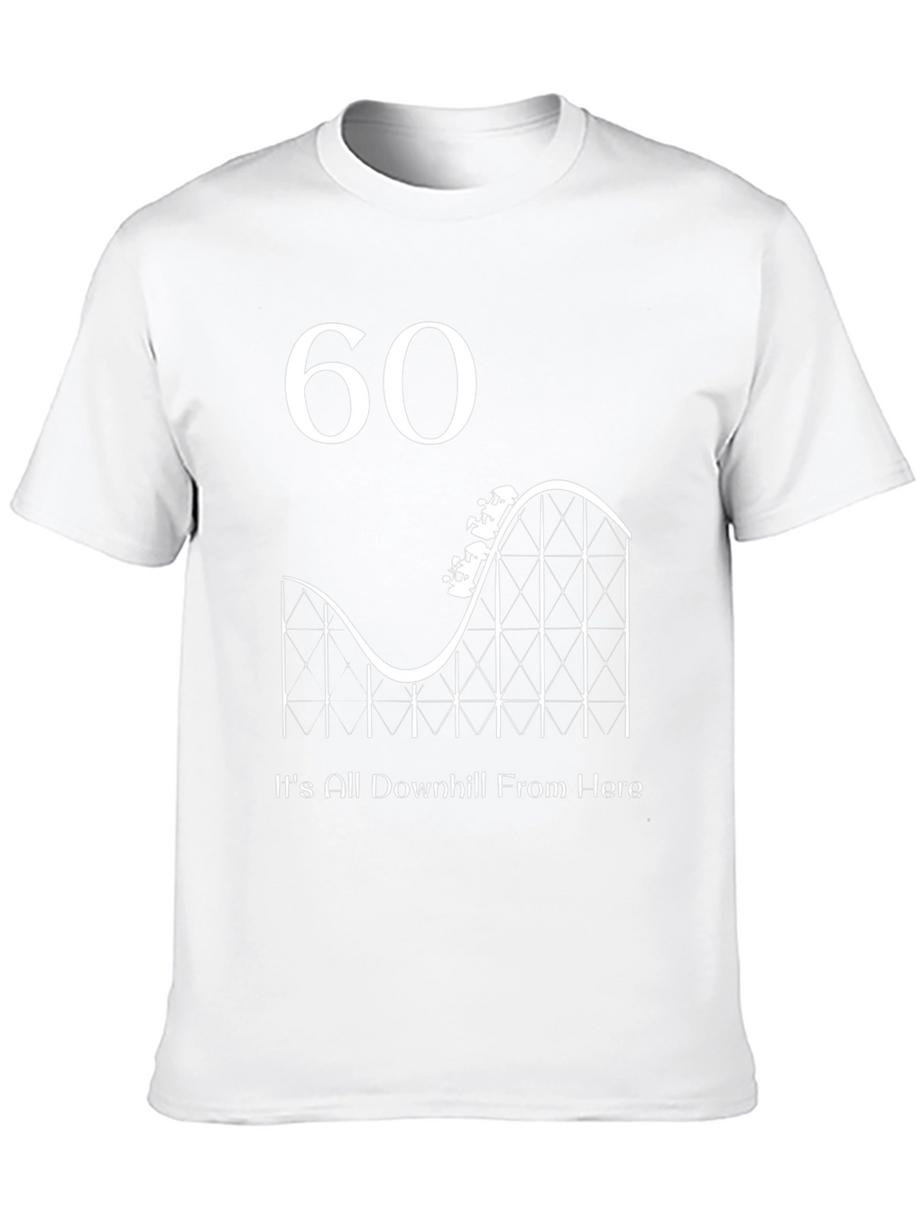 60th Birthday Downhill Rollercoaster T-Shirt