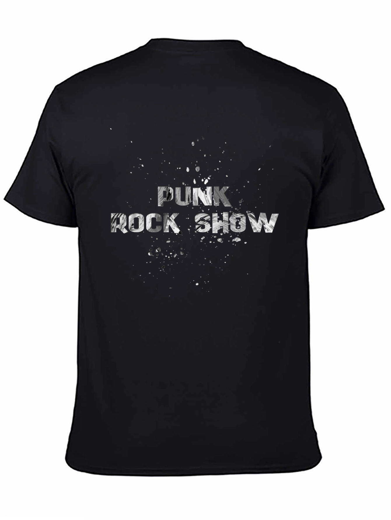 Punk Rock Show Black Graphic Tee